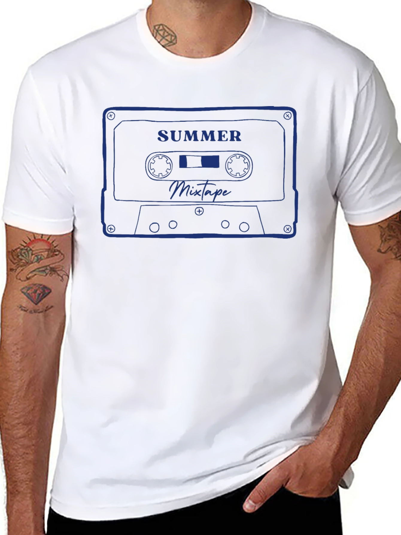 Summer Mixtape T-Shirt - Retro Cassette Tee