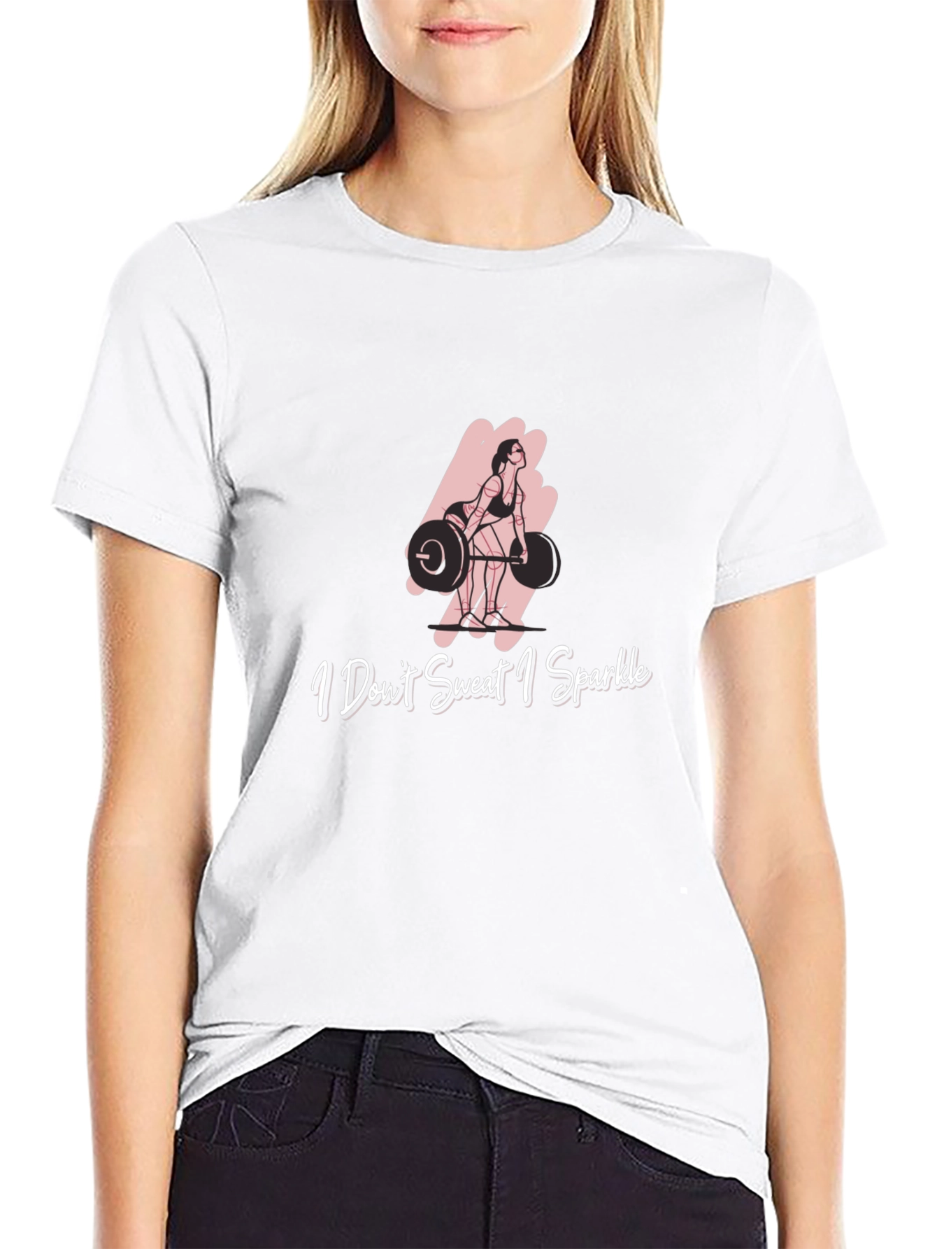 I Dont Sweat I Sparkle Fitness Graphic Tee