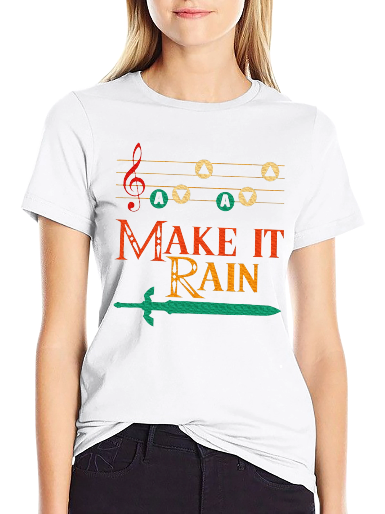 Zelda Inspired Make it Rain Graphic T-Shirt