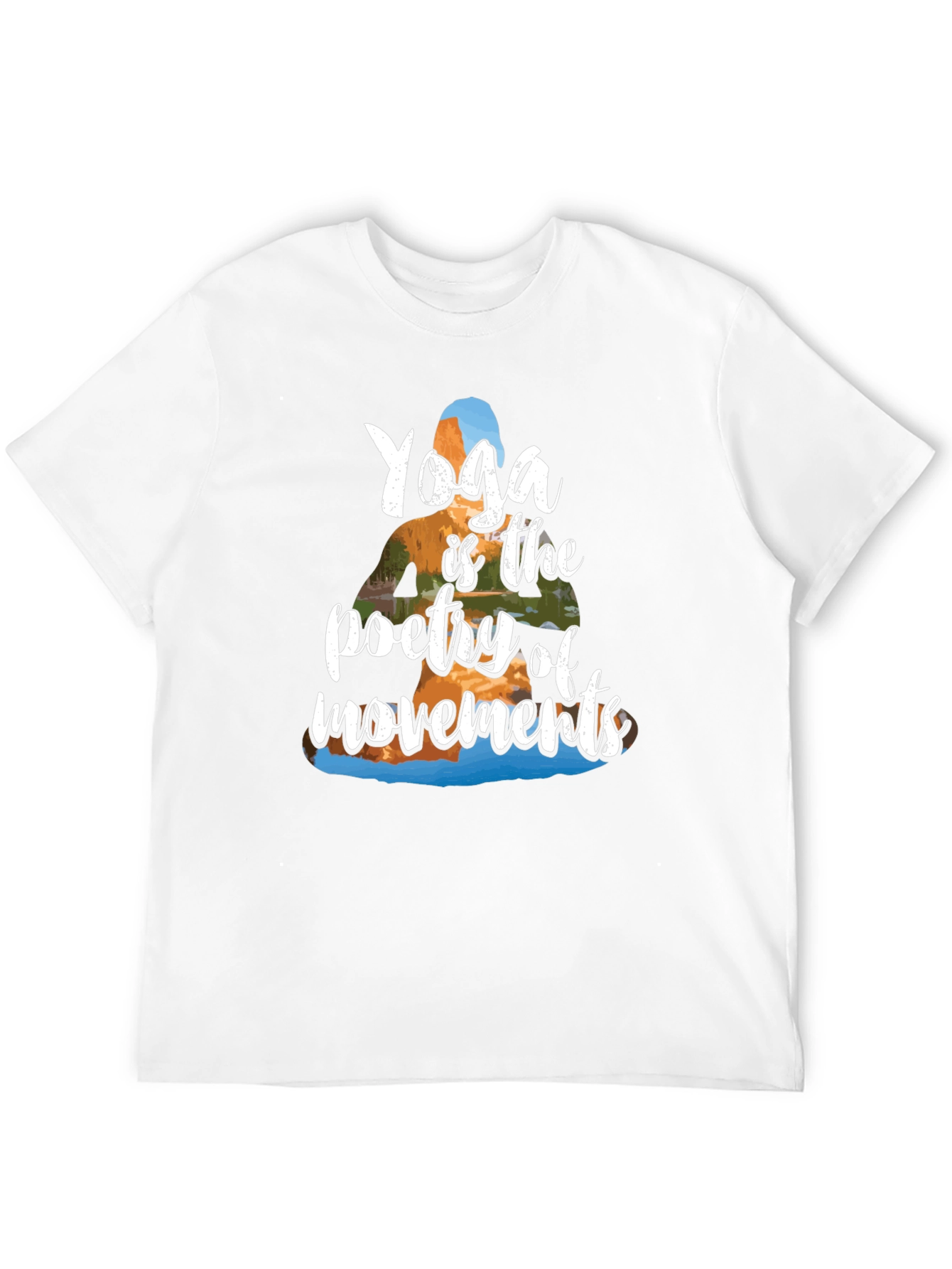 Yoga Poetry T-Shirt - Unisex Soft Cotton Tee