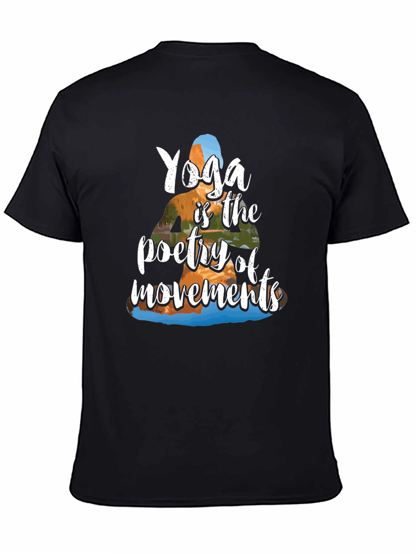 Yoga Poetry T-Shirt - Unisex Soft Cotton Tee