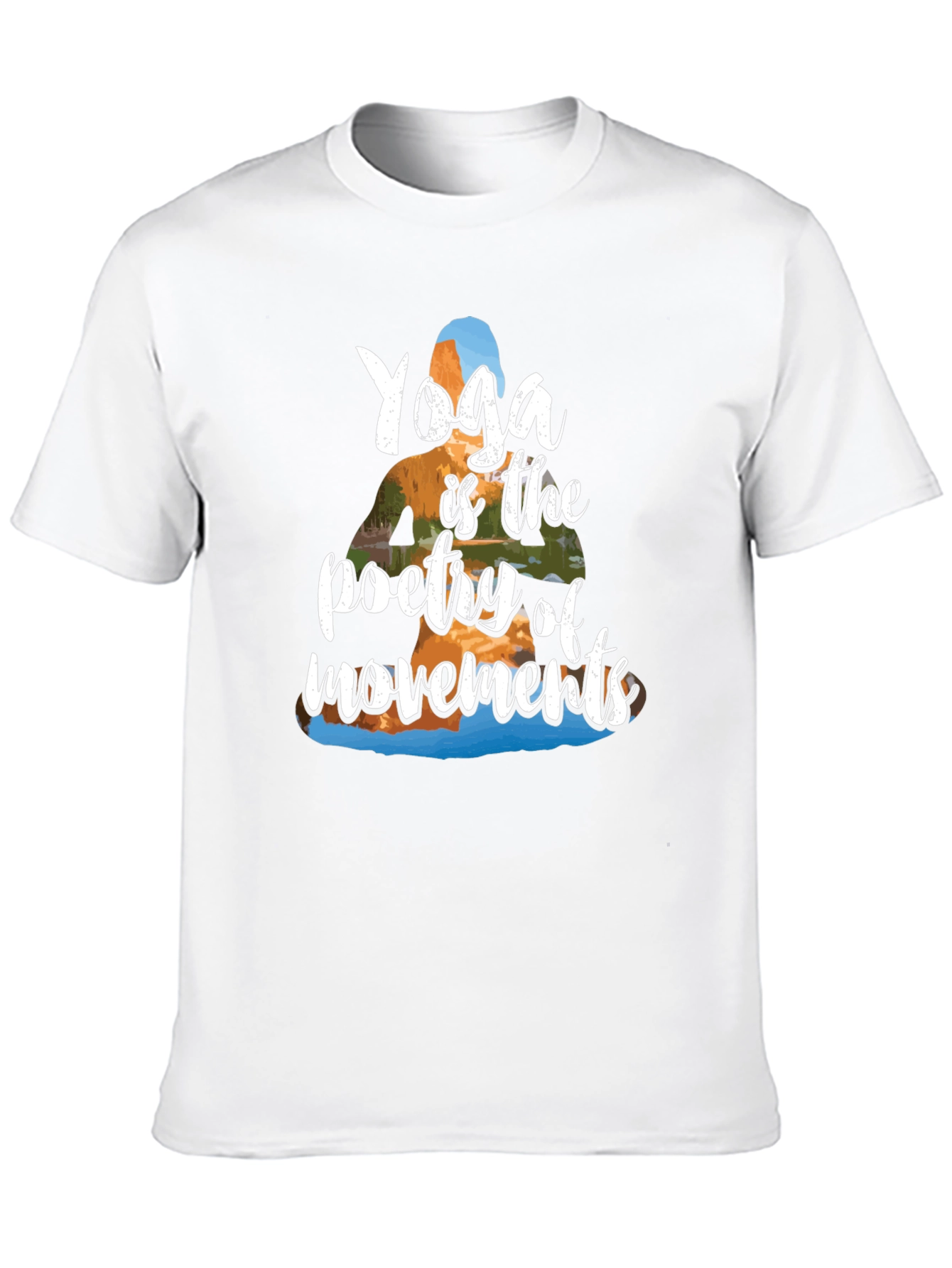 Yoga Poetry T-Shirt - Unisex Soft Cotton Tee