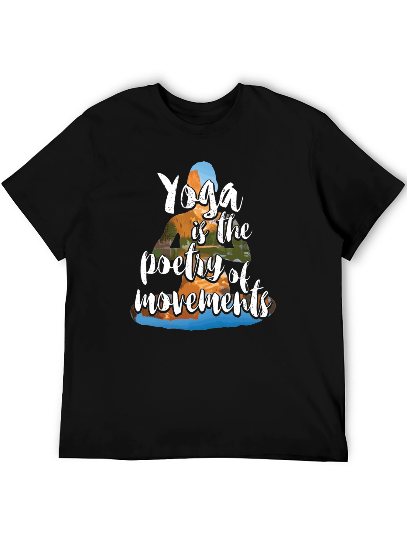 Yoga Poetry T-Shirt - Unisex Soft Cotton Tee
