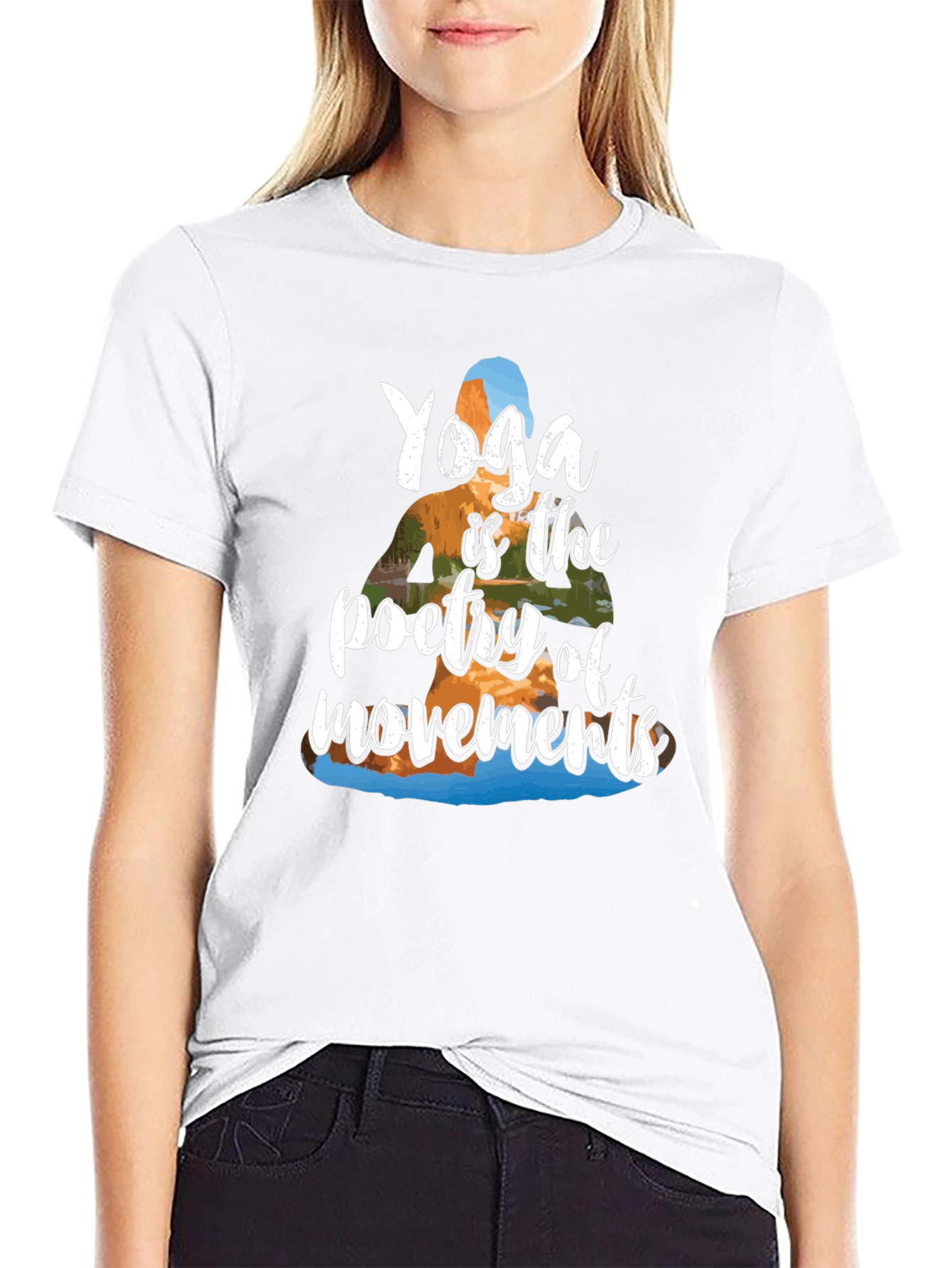 Yoga Poetry T-Shirt - Unisex Soft Cotton Tee
