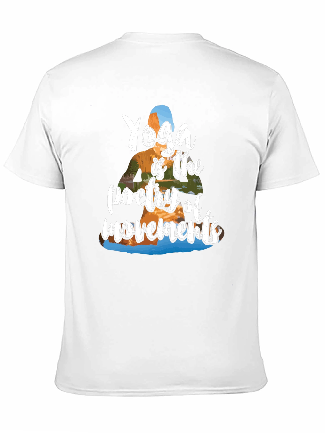 Yoga Poetry T-Shirt - Unisex Soft Cotton Tee