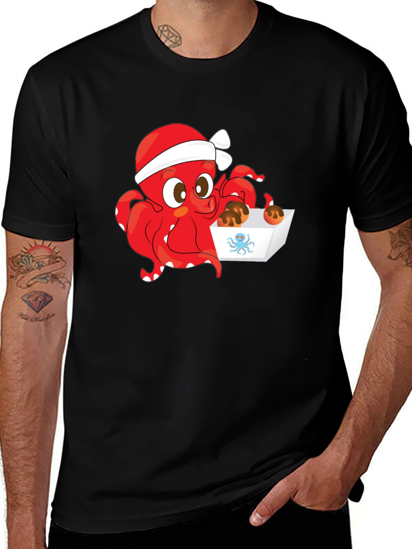 Octopus Santa T-Shirt - Holiday Edition