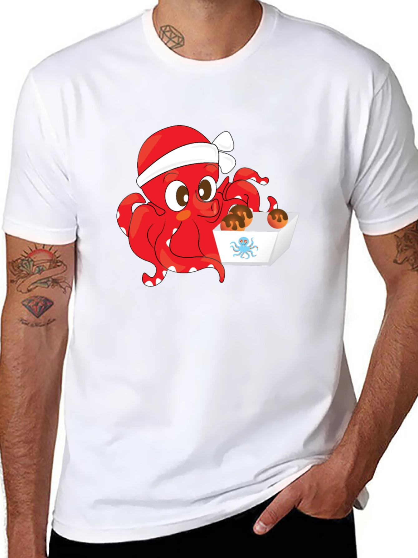 Octopus Santa T-Shirt - Holiday Edition