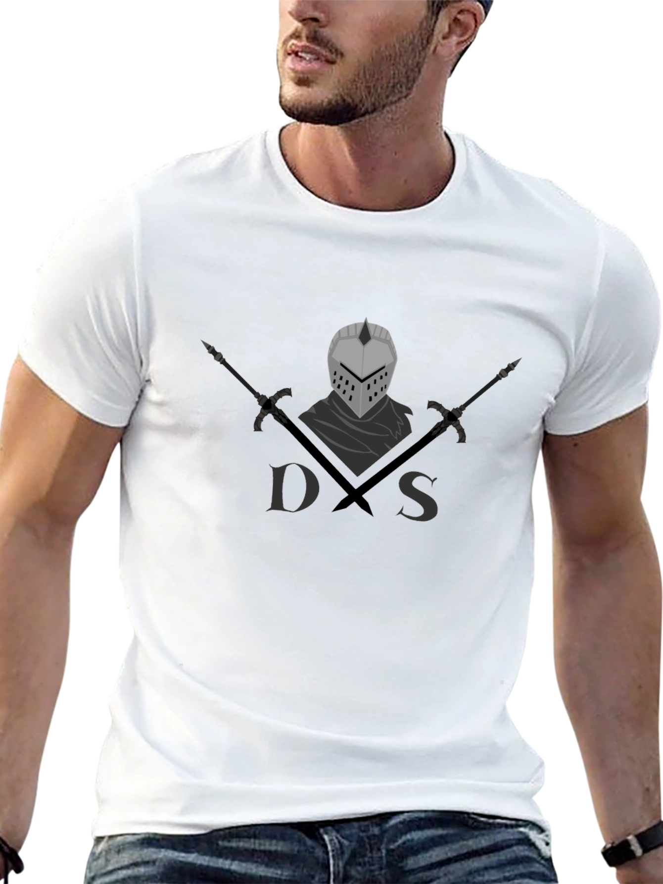 Dark Souls Knight T-Shirt - Black Graphic Tee