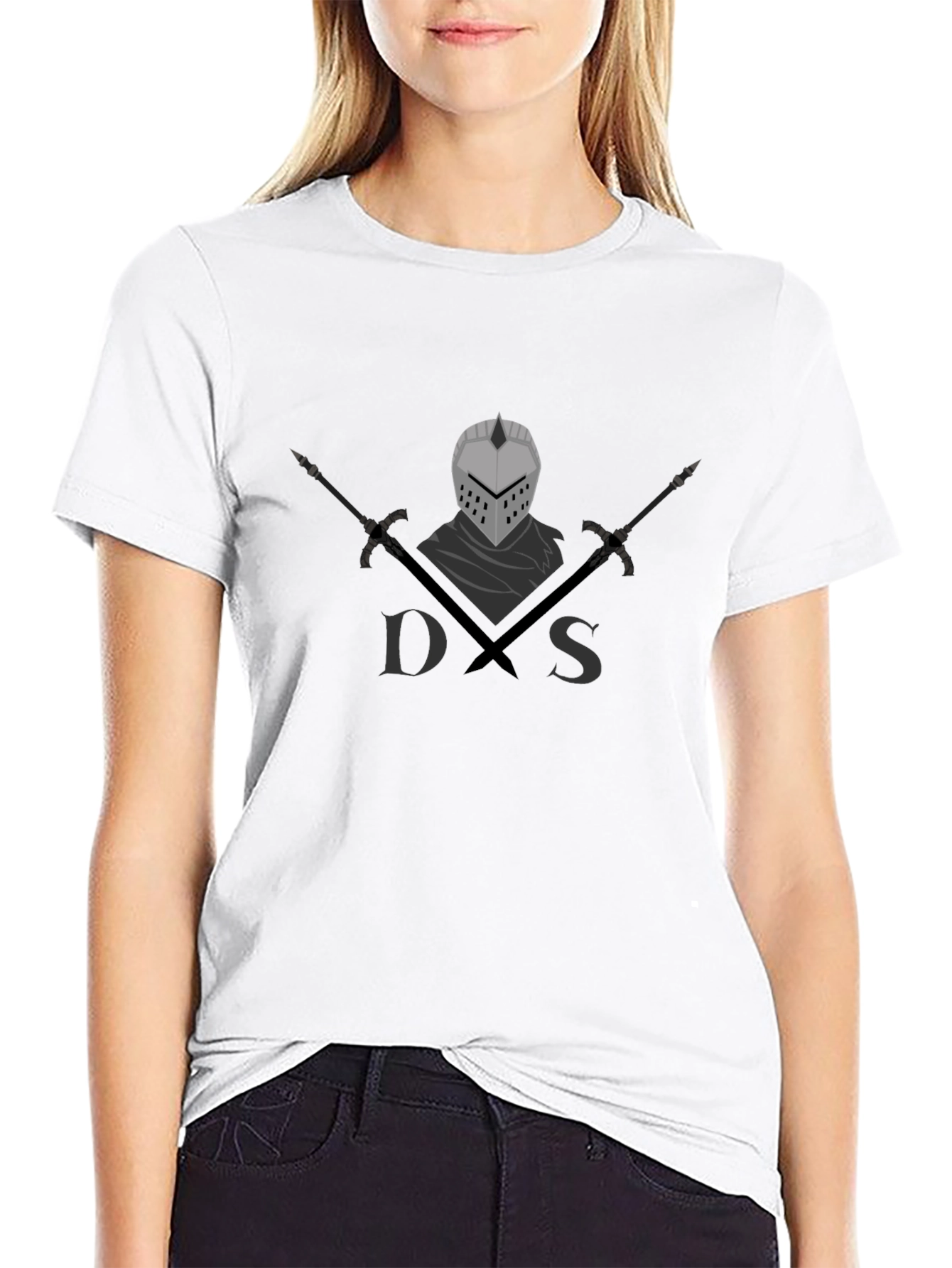 Dark Souls Knight T-Shirt - Black Graphic Tee