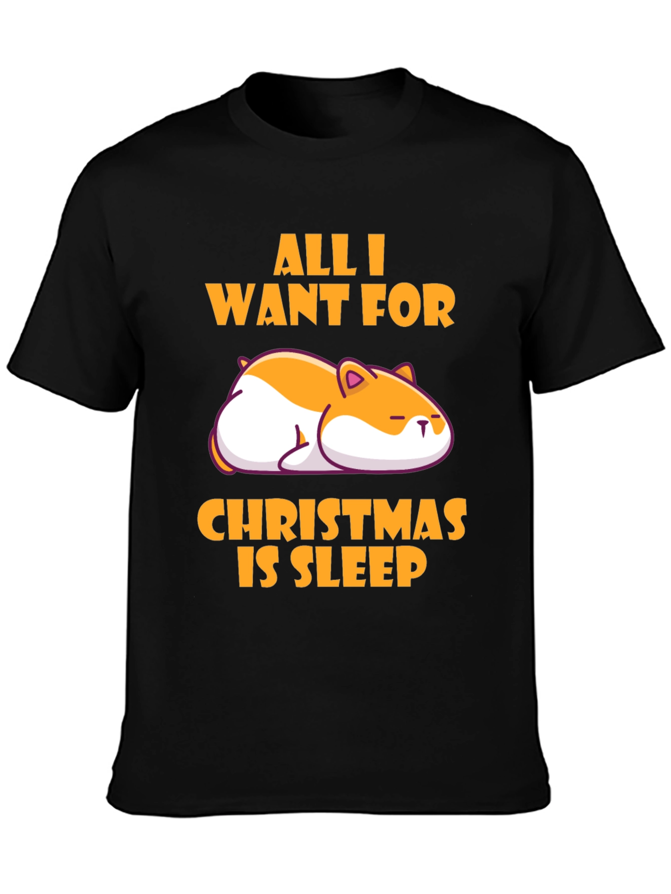 All I Want for Christmas is Sleep T-Shirt