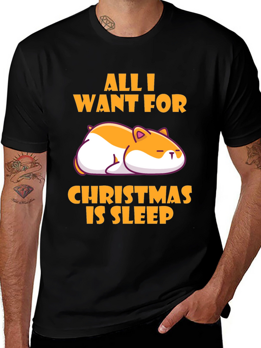 All I Want for Christmas is Sleep T-Shirt