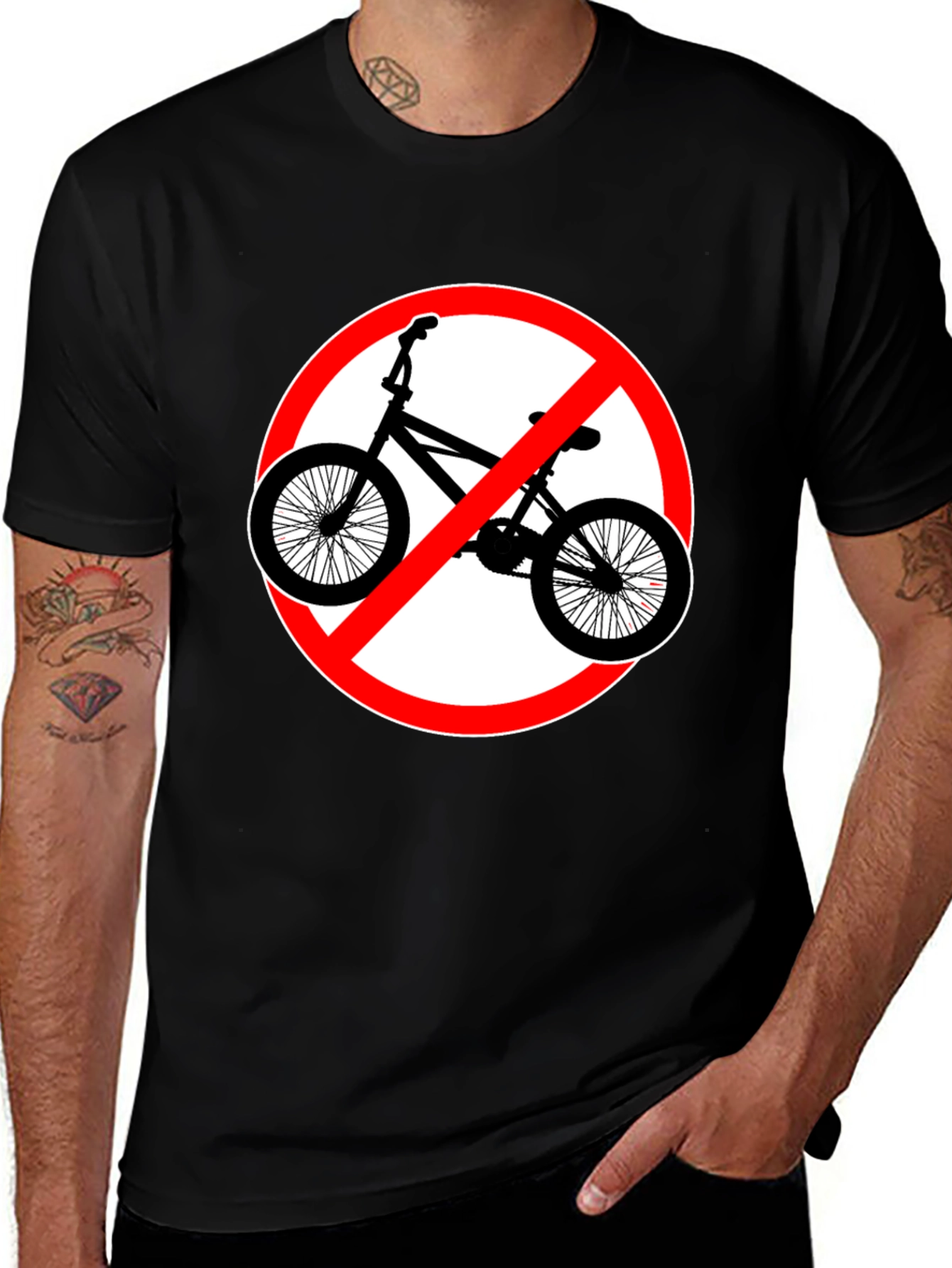 No Bikes Allowed Graphic Tee