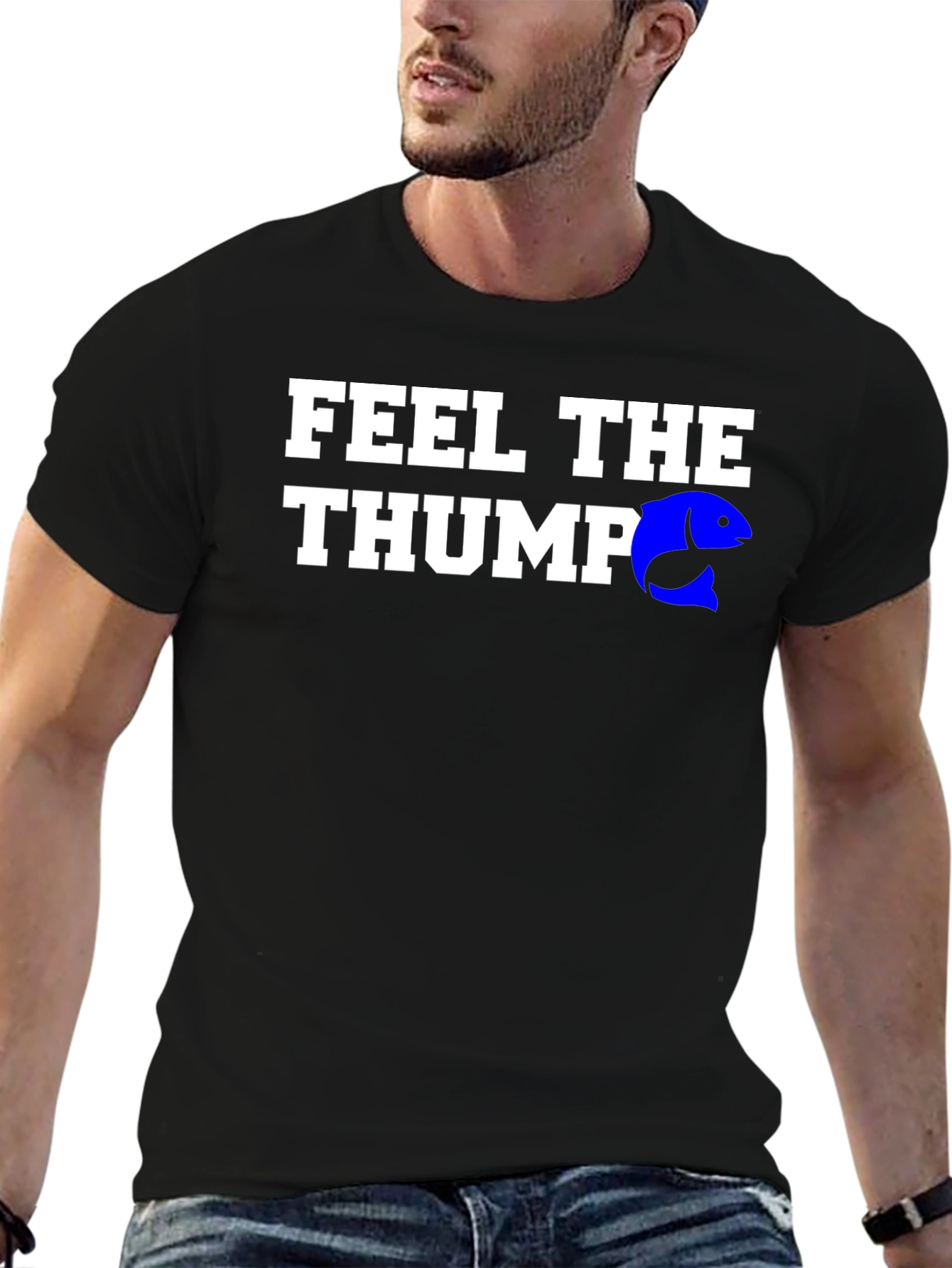 Feel the Thump Fishing T-Shirt