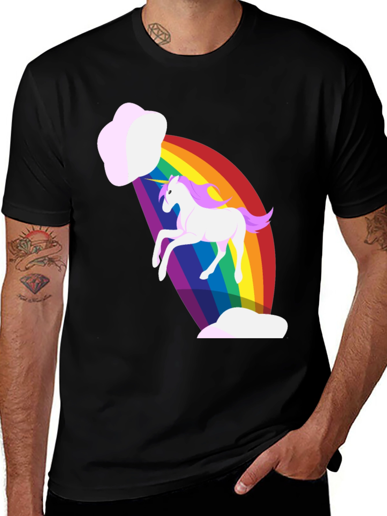 Unicorn Rainbow Graphic Tee