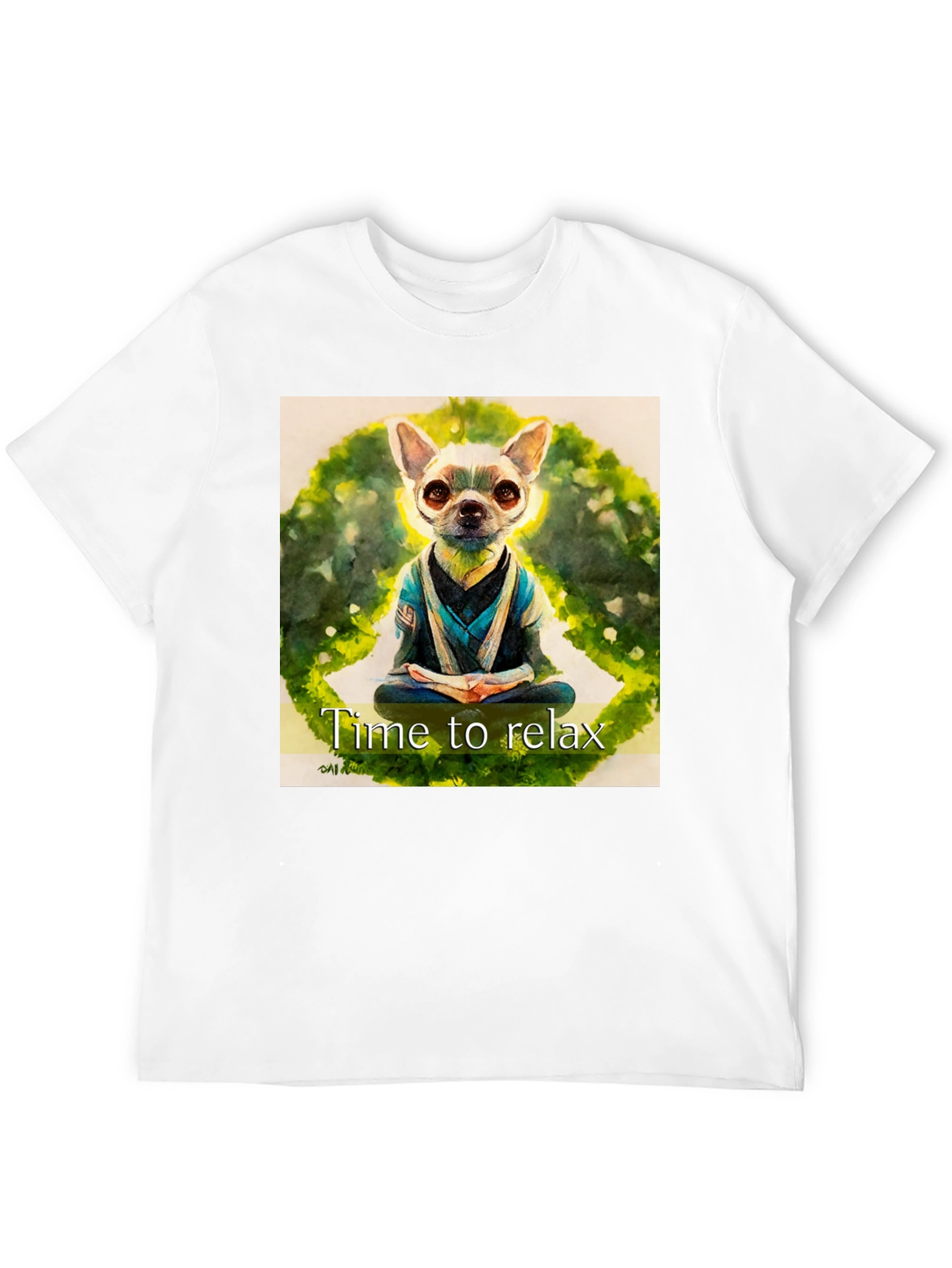 Relaxing Dog Graphic T-Shirt