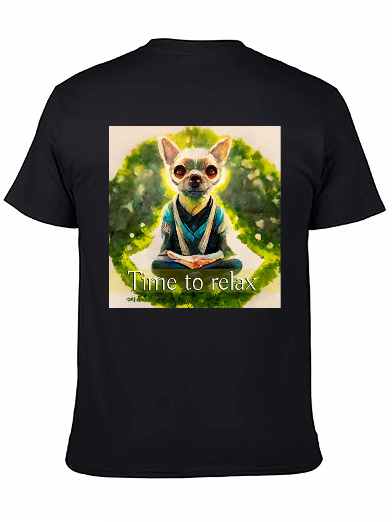 Relaxing Dog Graphic T-Shirt