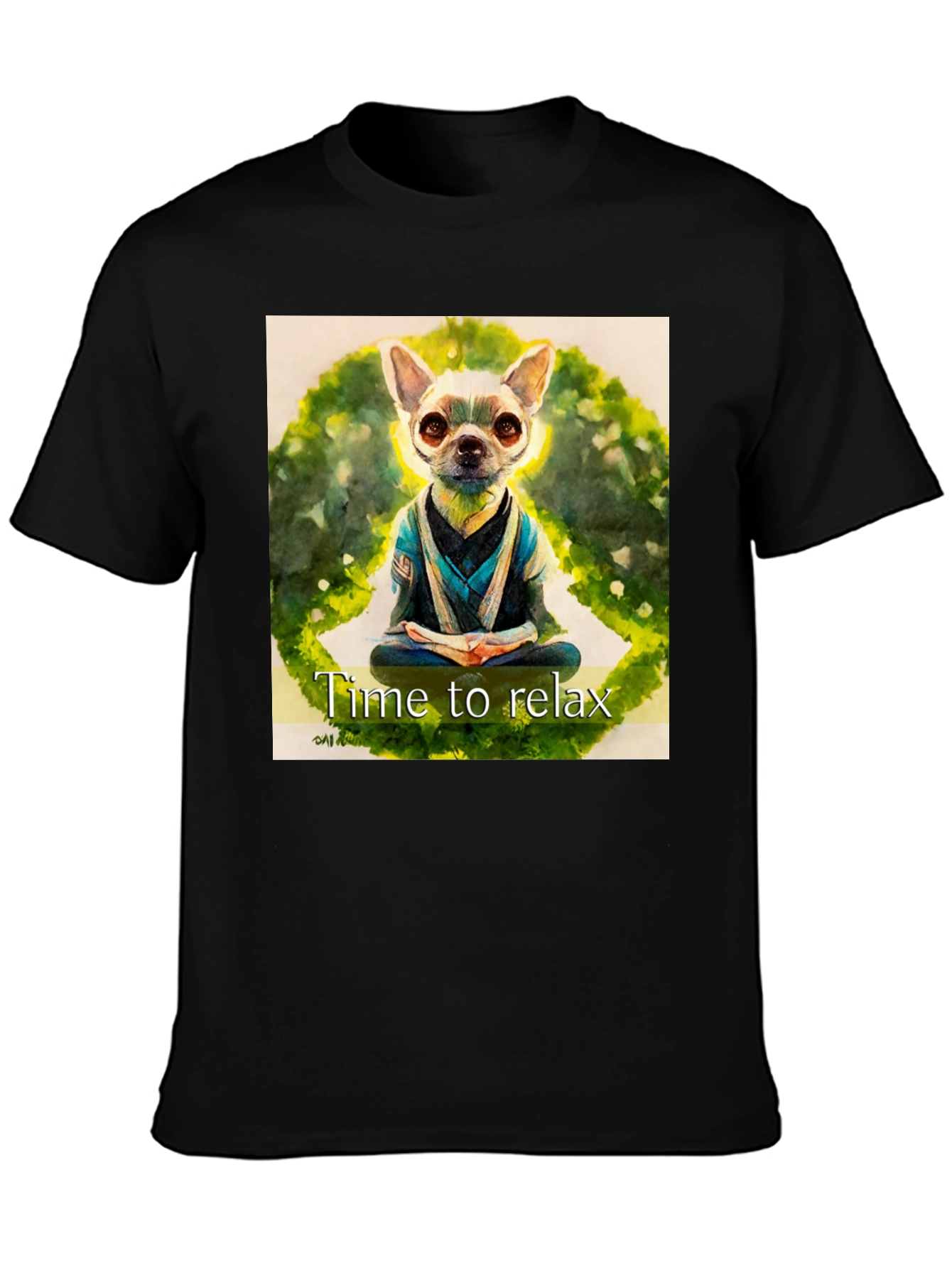 Relaxing Dog Graphic T-Shirt
