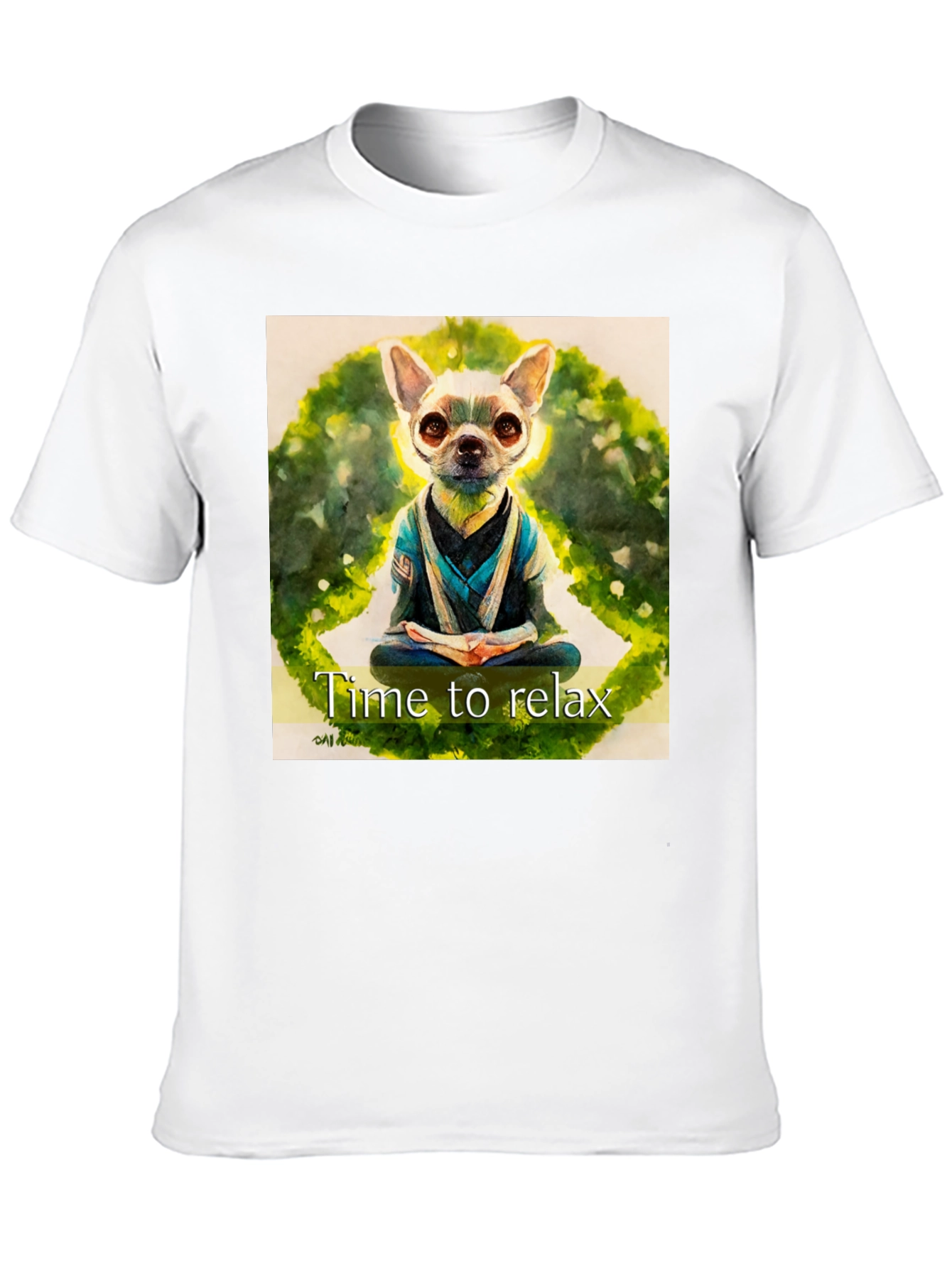 Relaxing Dog Graphic T-Shirt