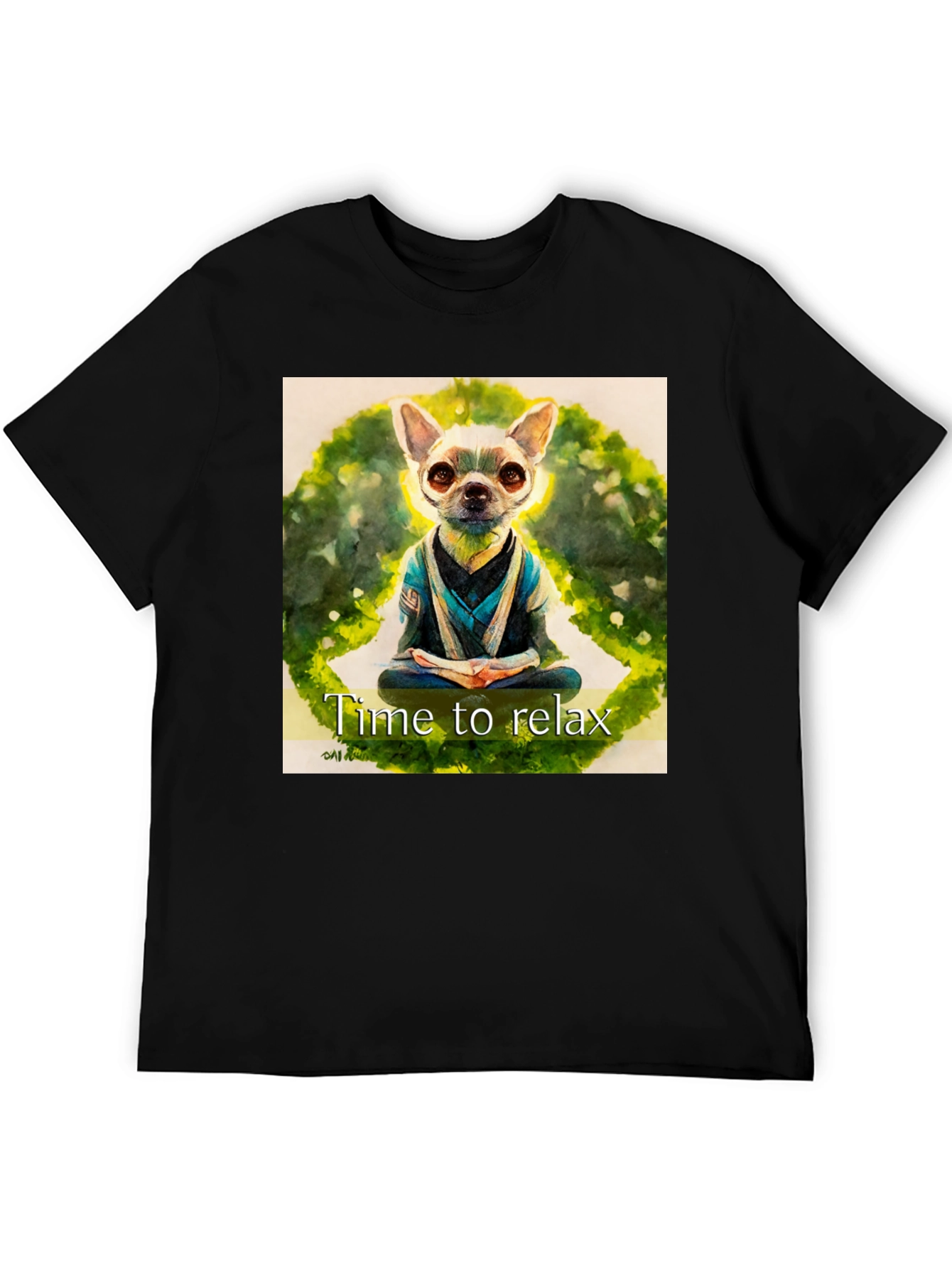 Relaxing Dog Graphic T-Shirt