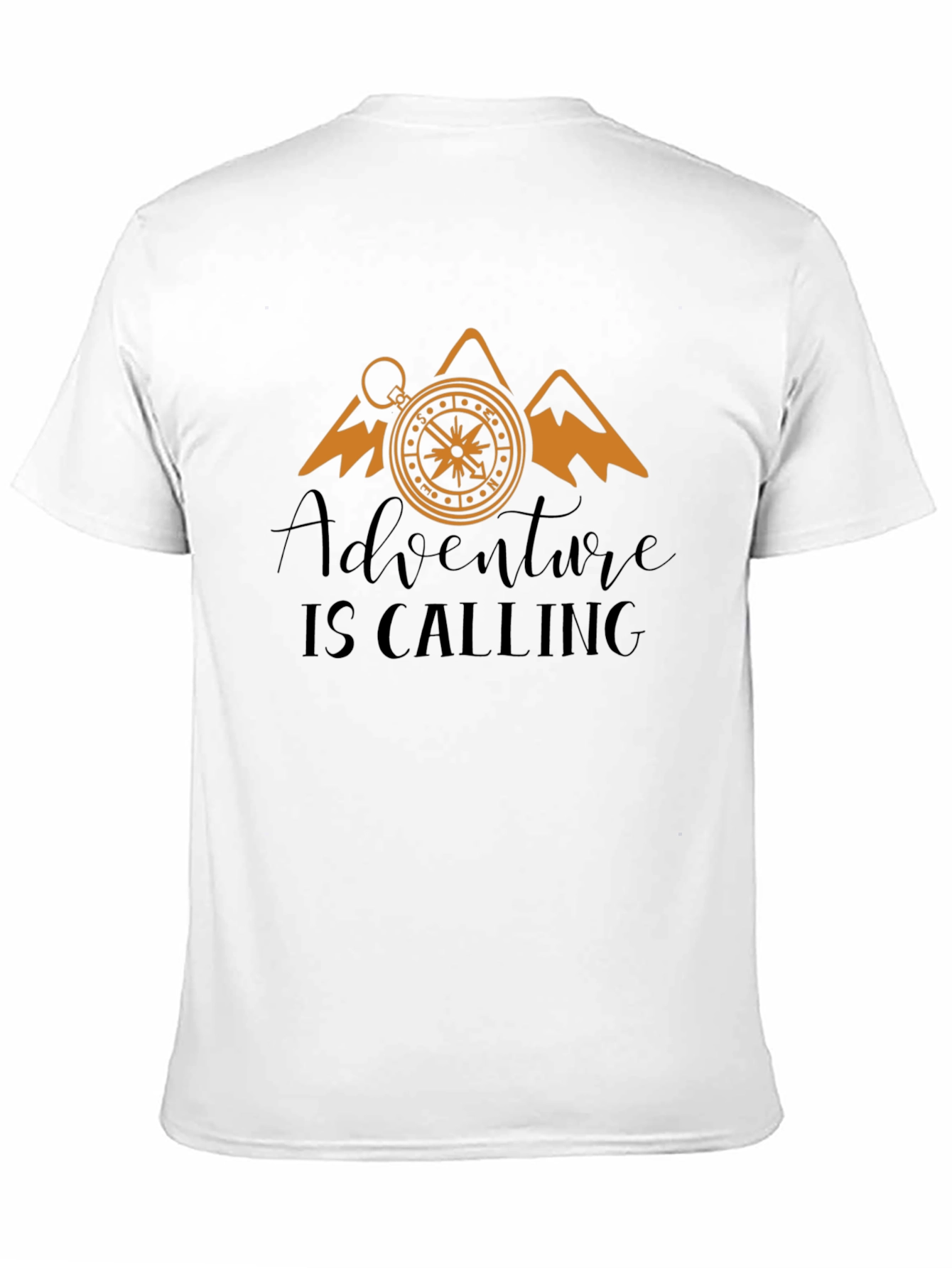 Adventure Calling Black Graphic Tee