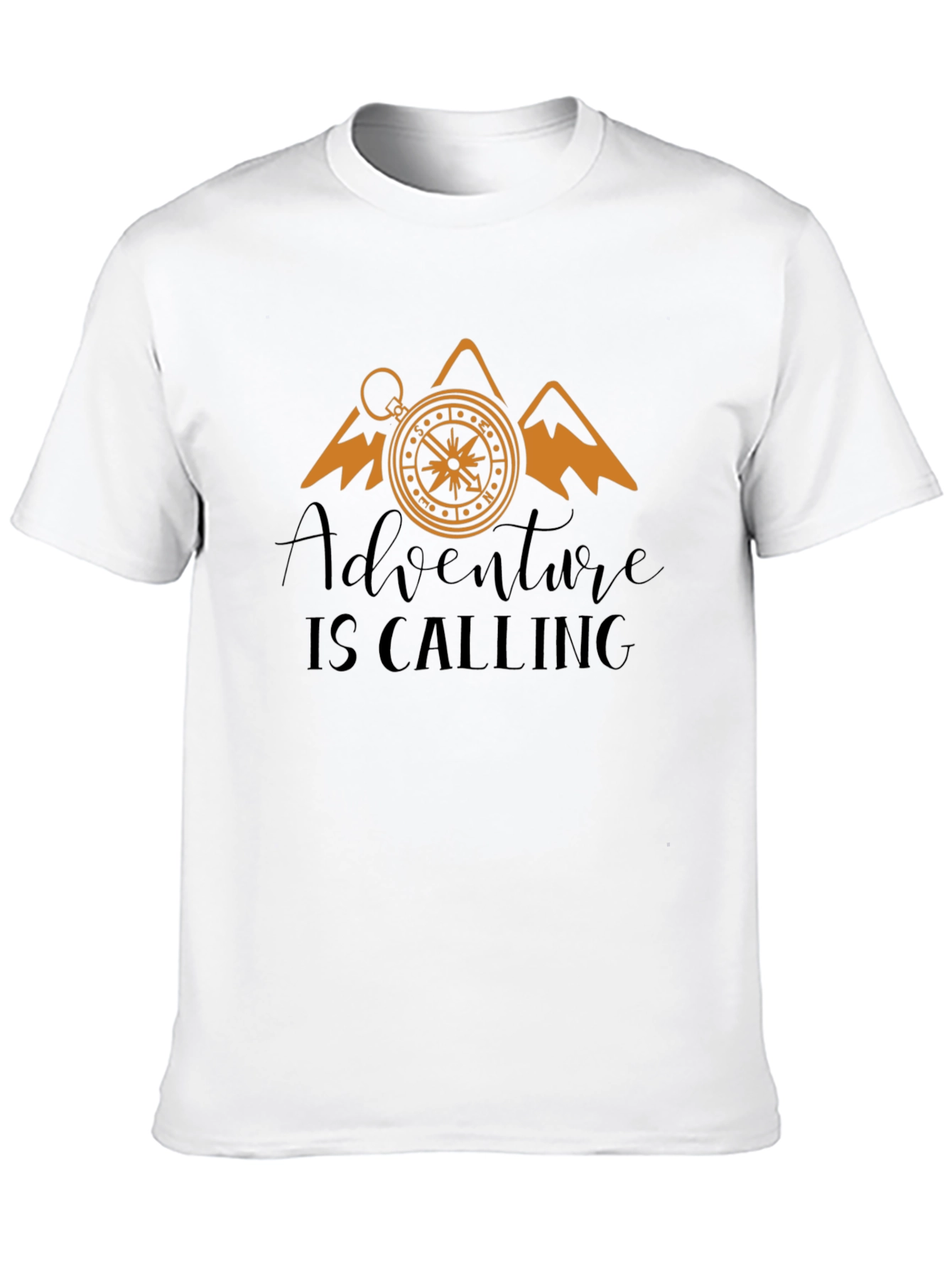 Adventure Calling Black Graphic Tee