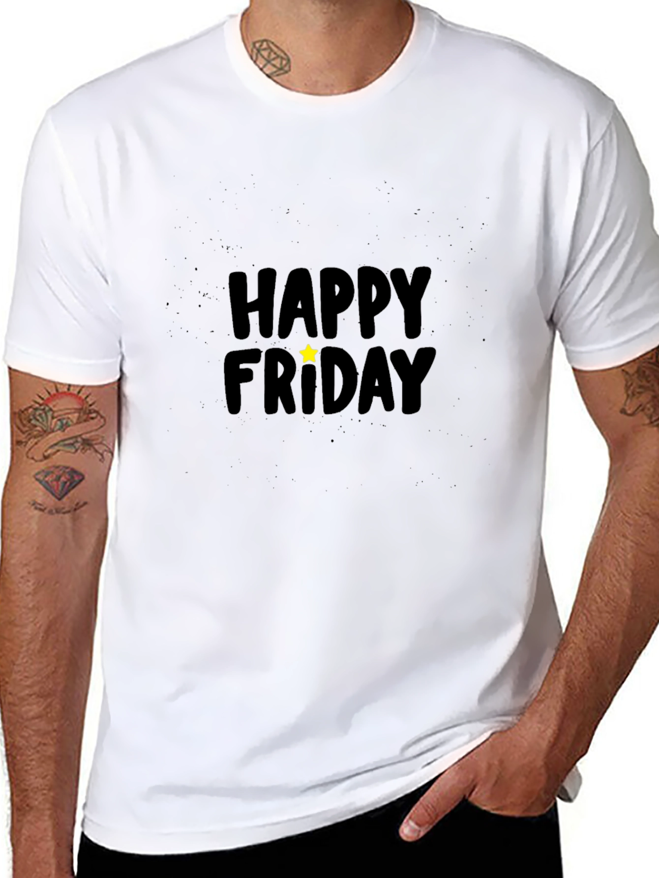 Happy Friday T-Shirt - Casual Weekend Wear