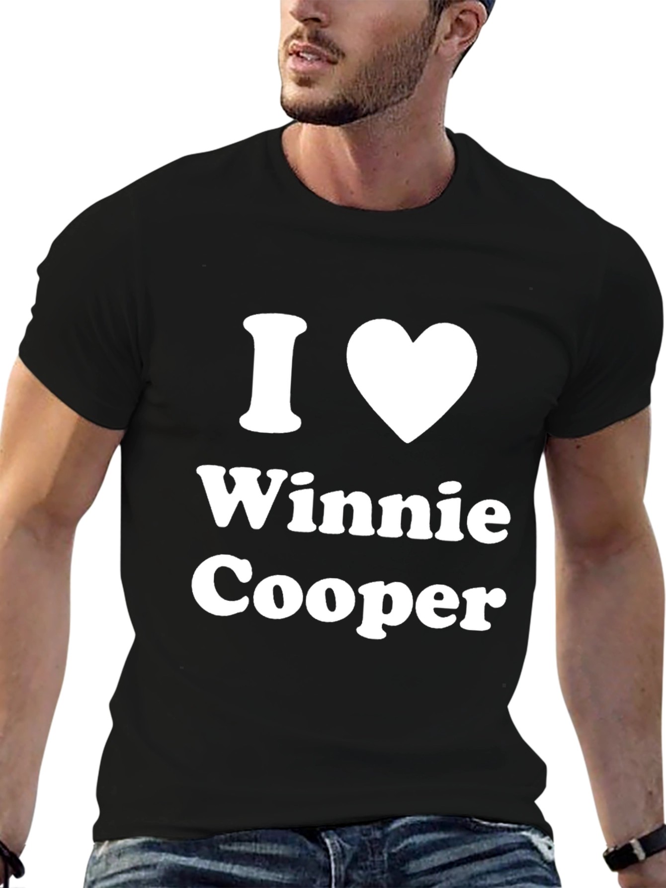 I Heart Winnie Cooper Black T-Shirt