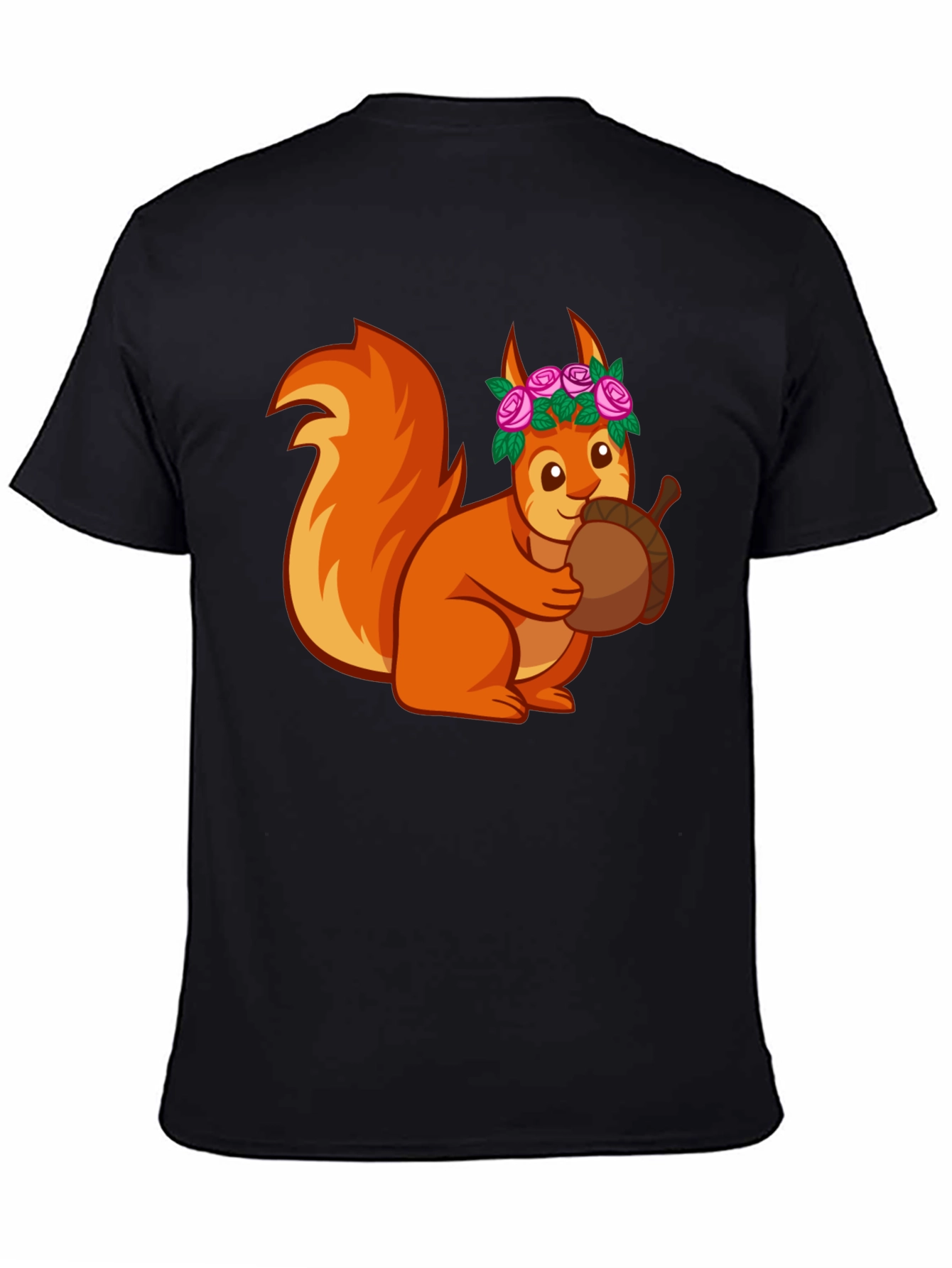Squirrel with Flower Crown T-Shirt