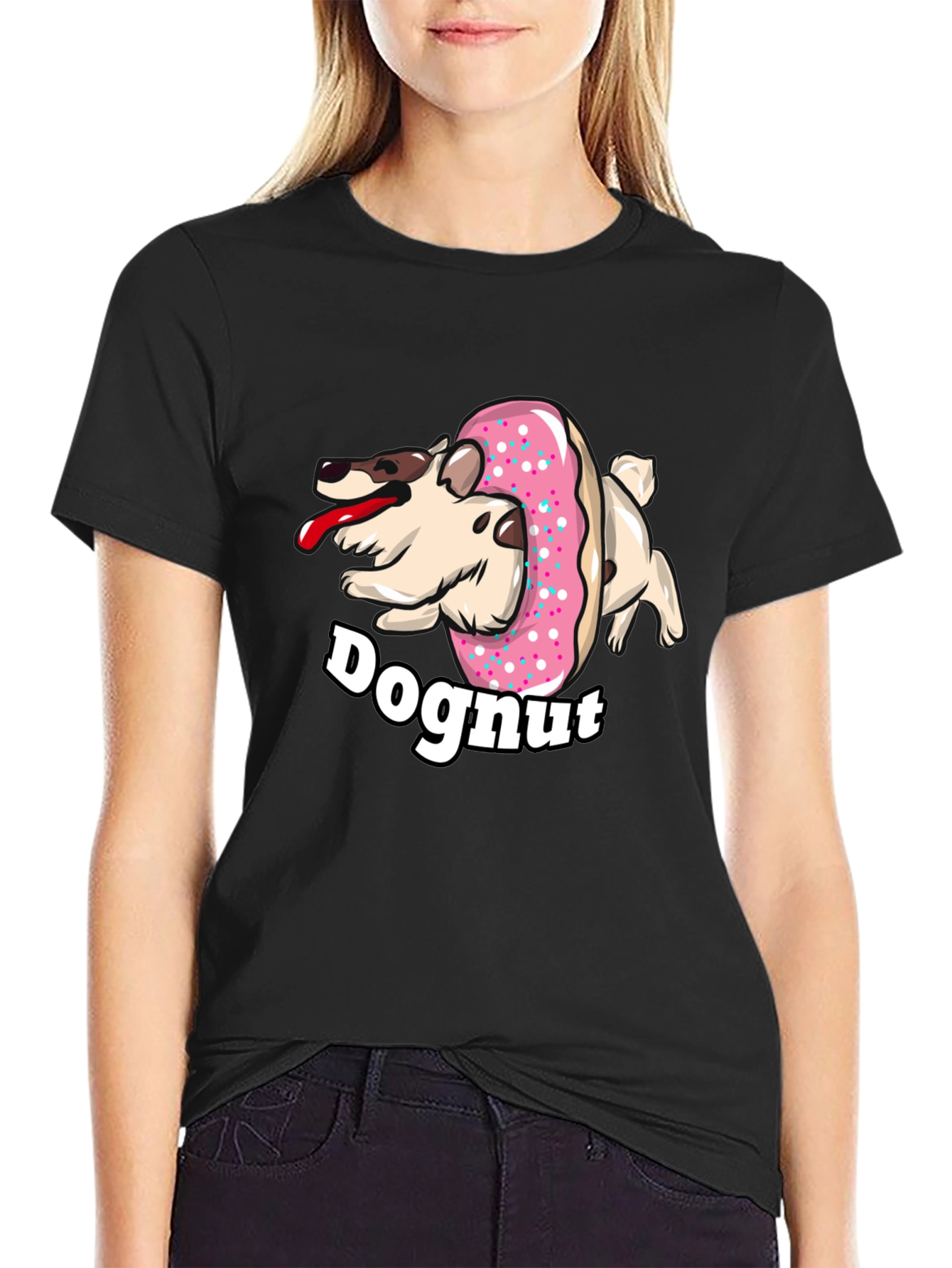 Doghnut T-Shirt - Funny Dog & Donut Graphic Tee