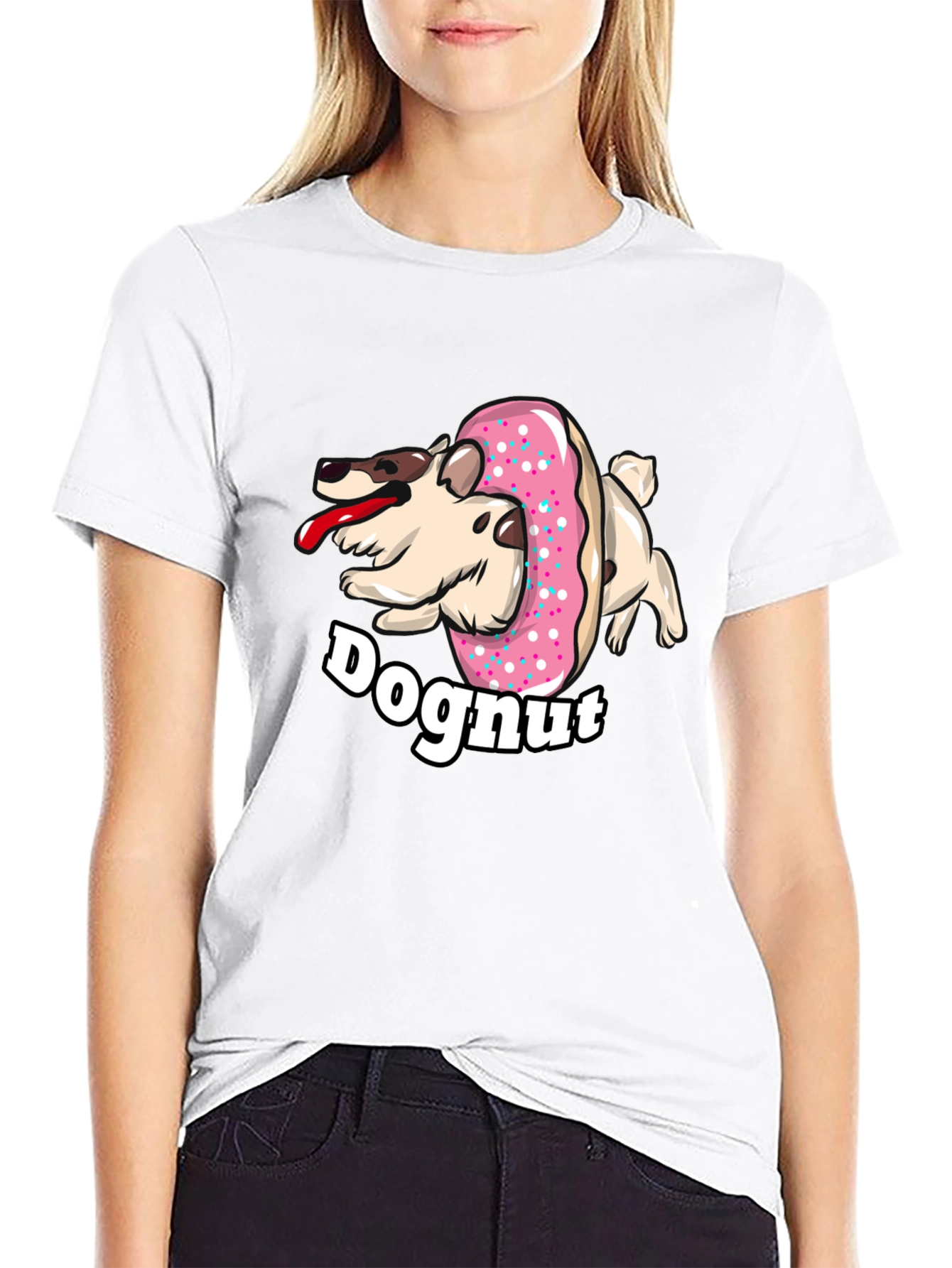 Doghnut T-Shirt - Funny Dog & Donut Graphic Tee