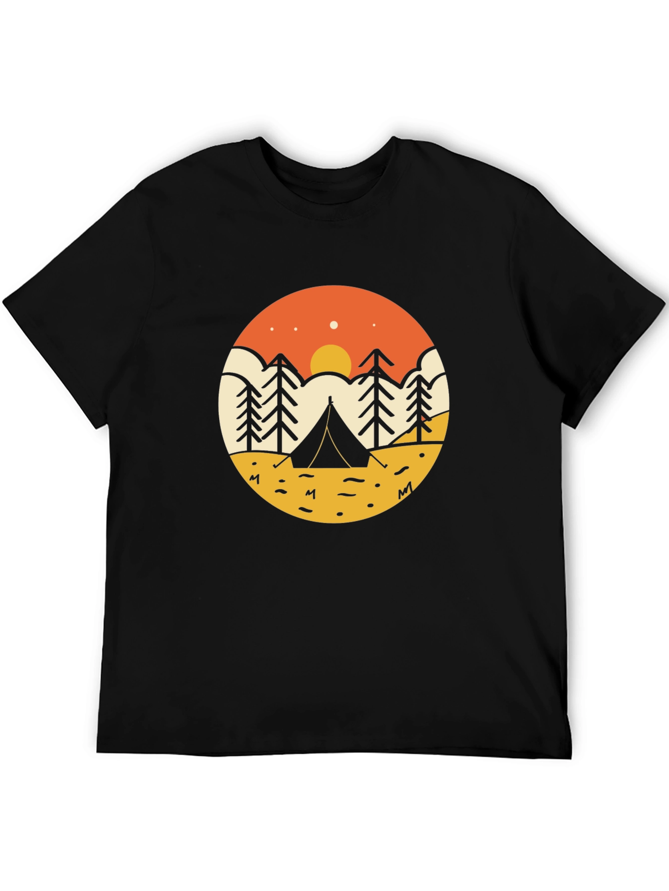 Nature Adventure Black T-Shirt