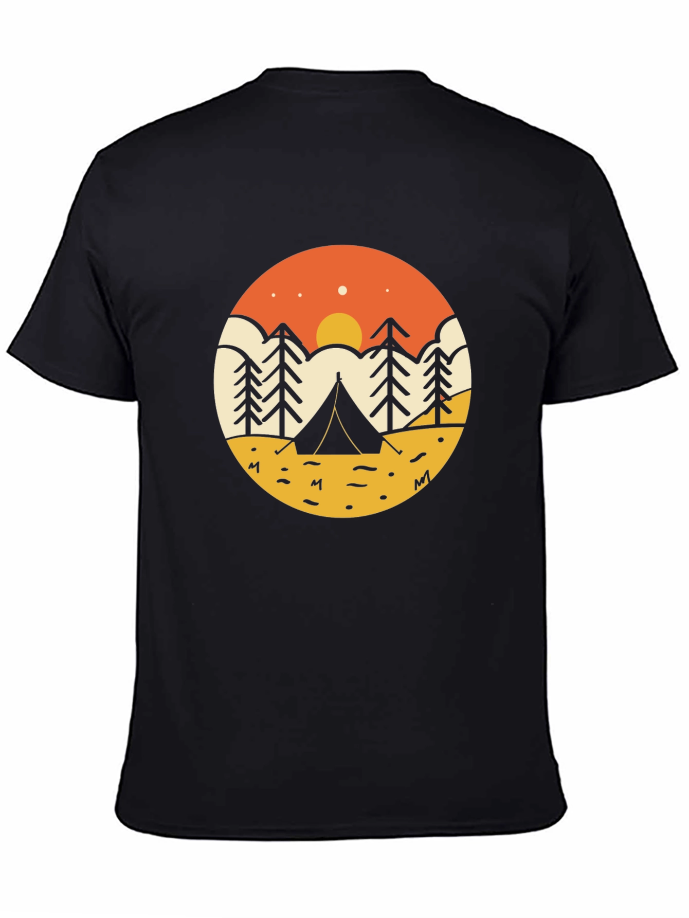Nature Adventure Black T-Shirt