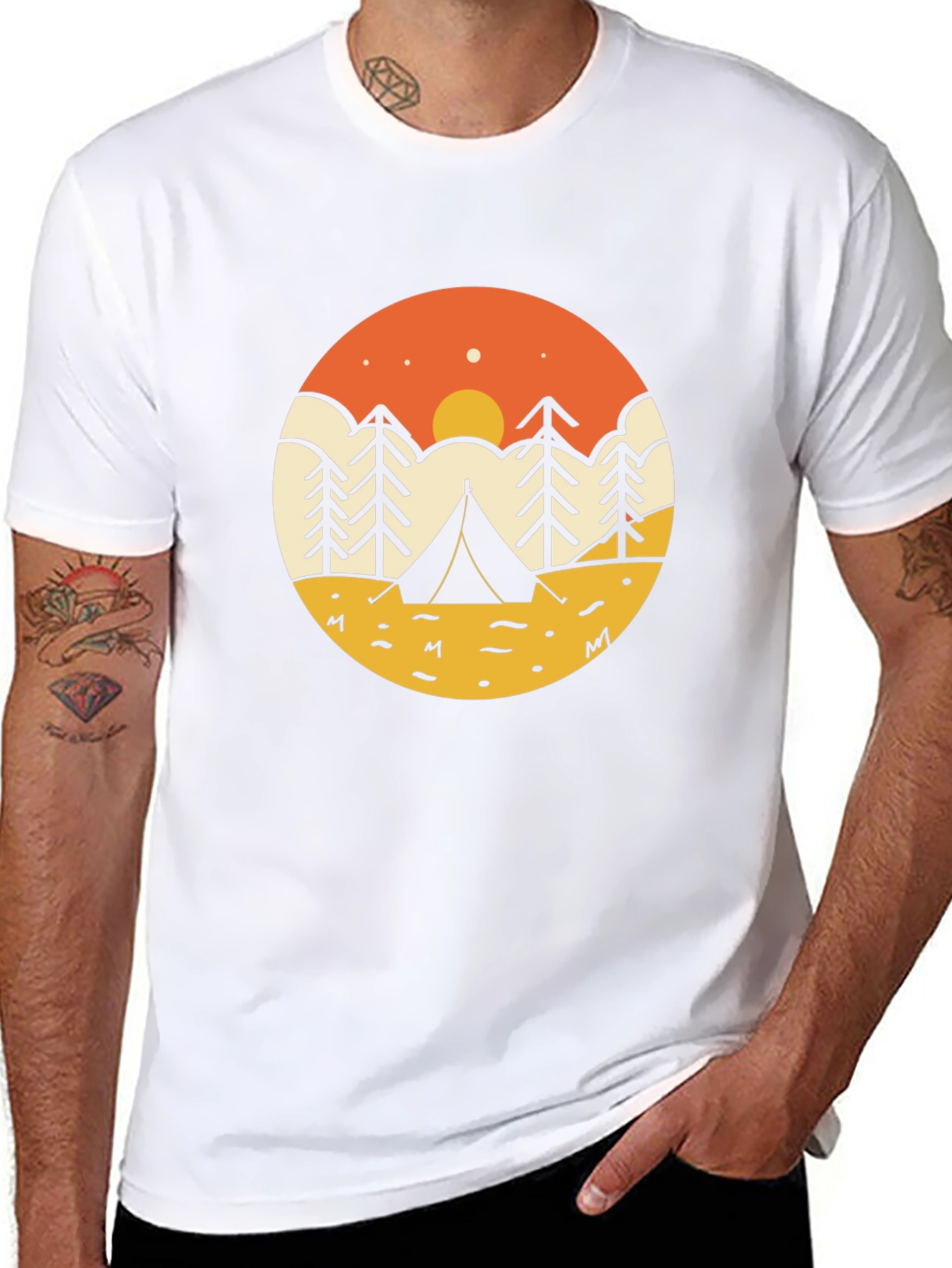 Nature Adventure Black T-Shirt