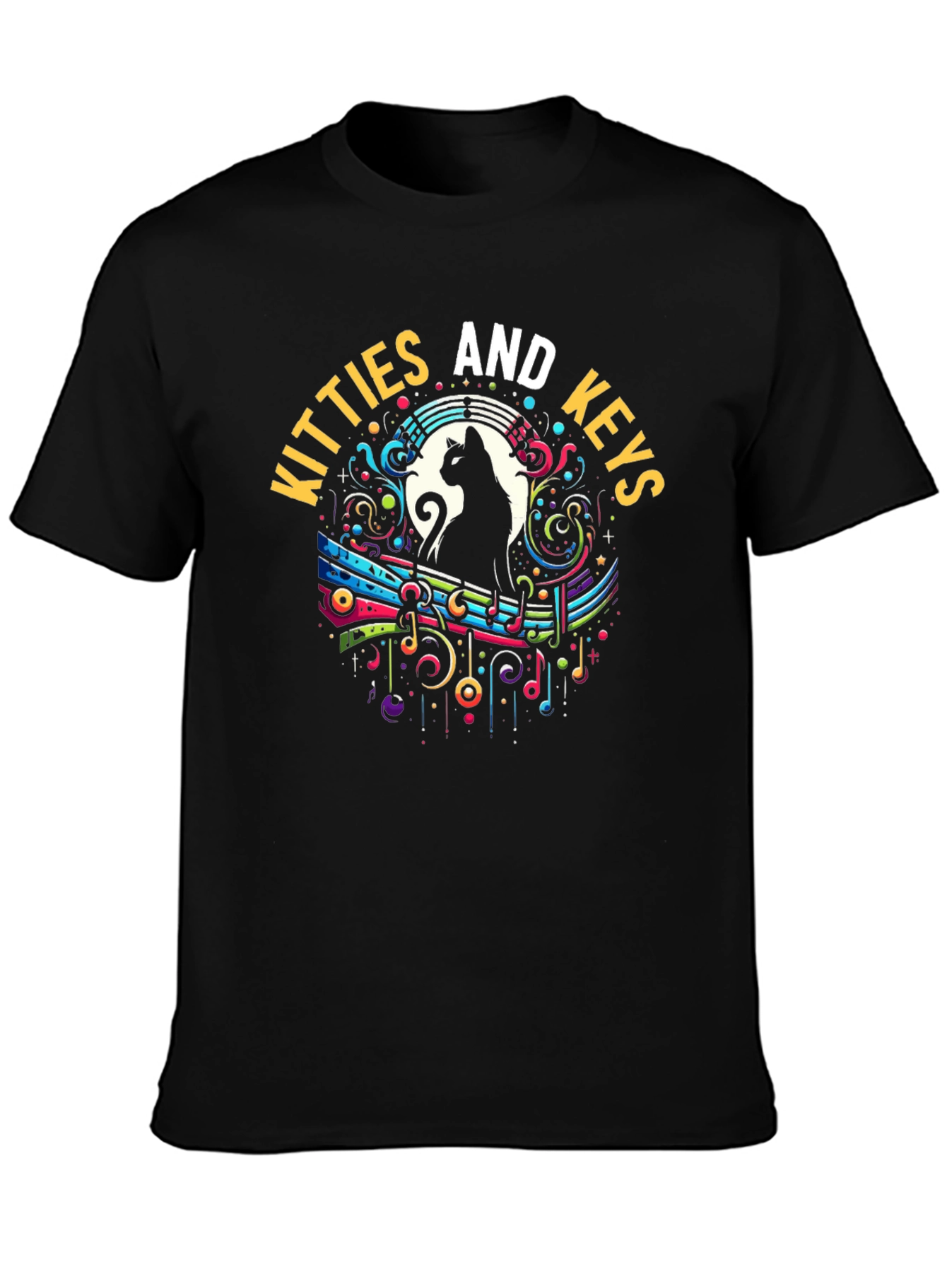 Kitties and Keys Graphic Tee