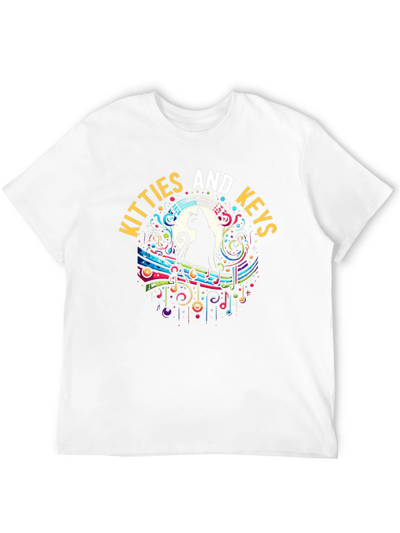 Kitties and Keys Graphic Tee