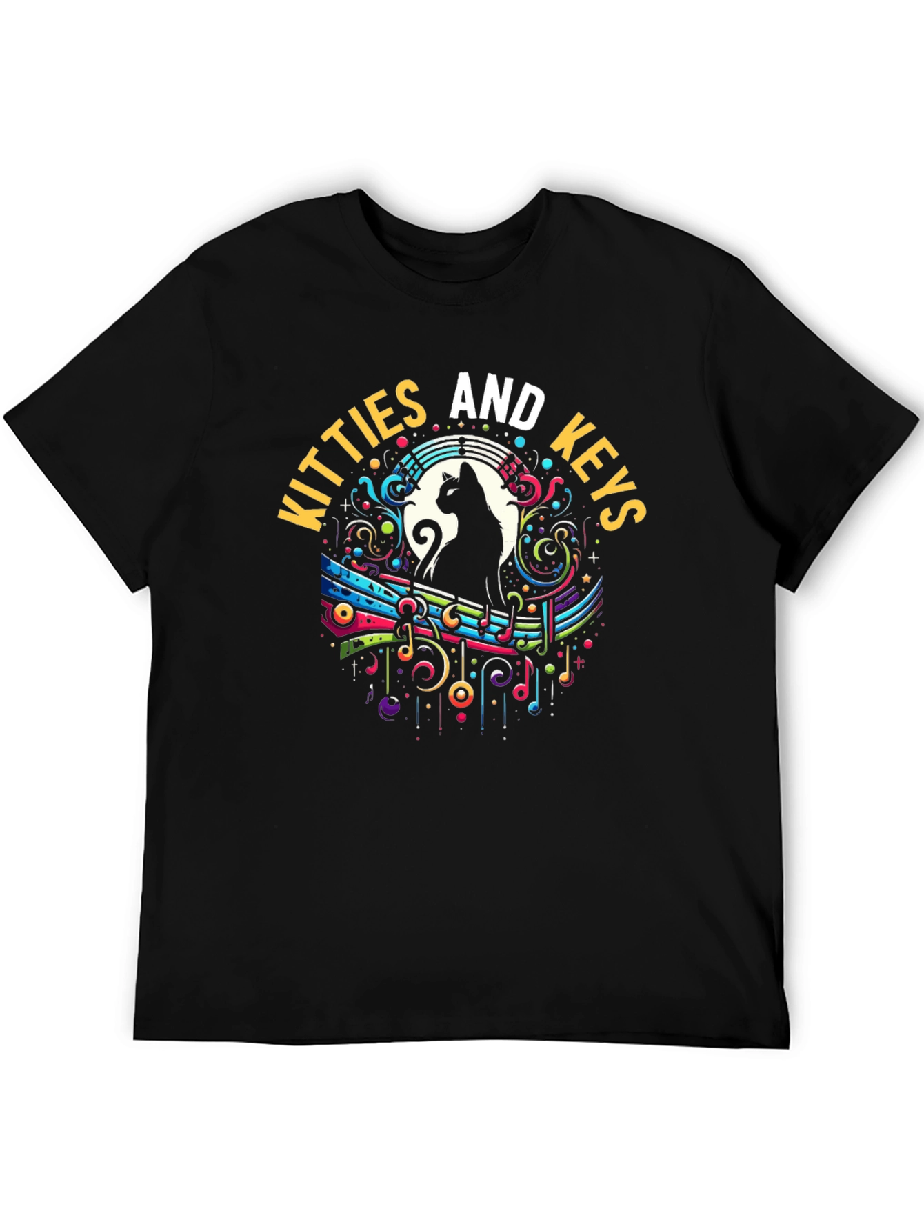 Kitties and Keys Graphic Tee