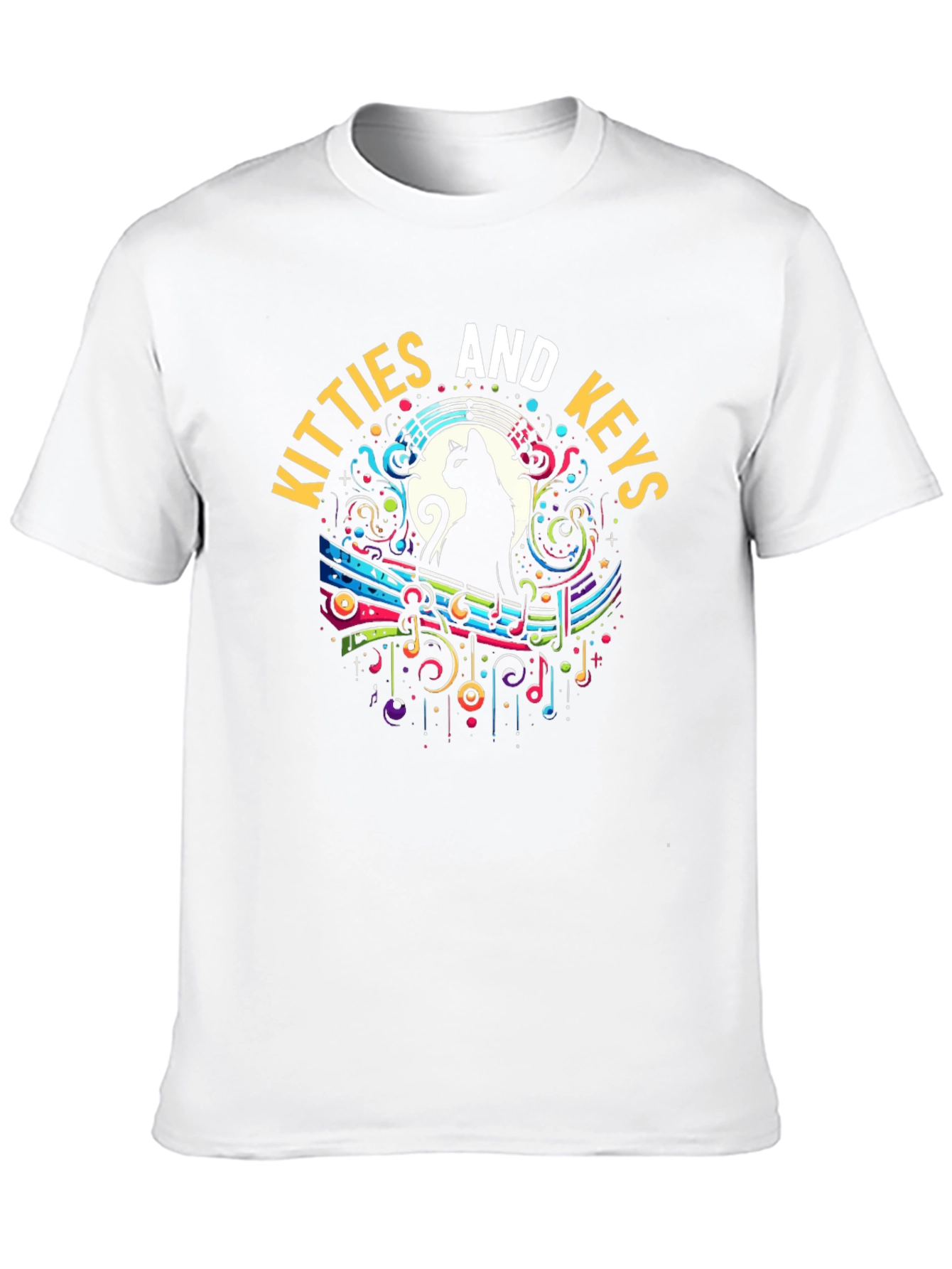 Kitties and Keys Graphic Tee