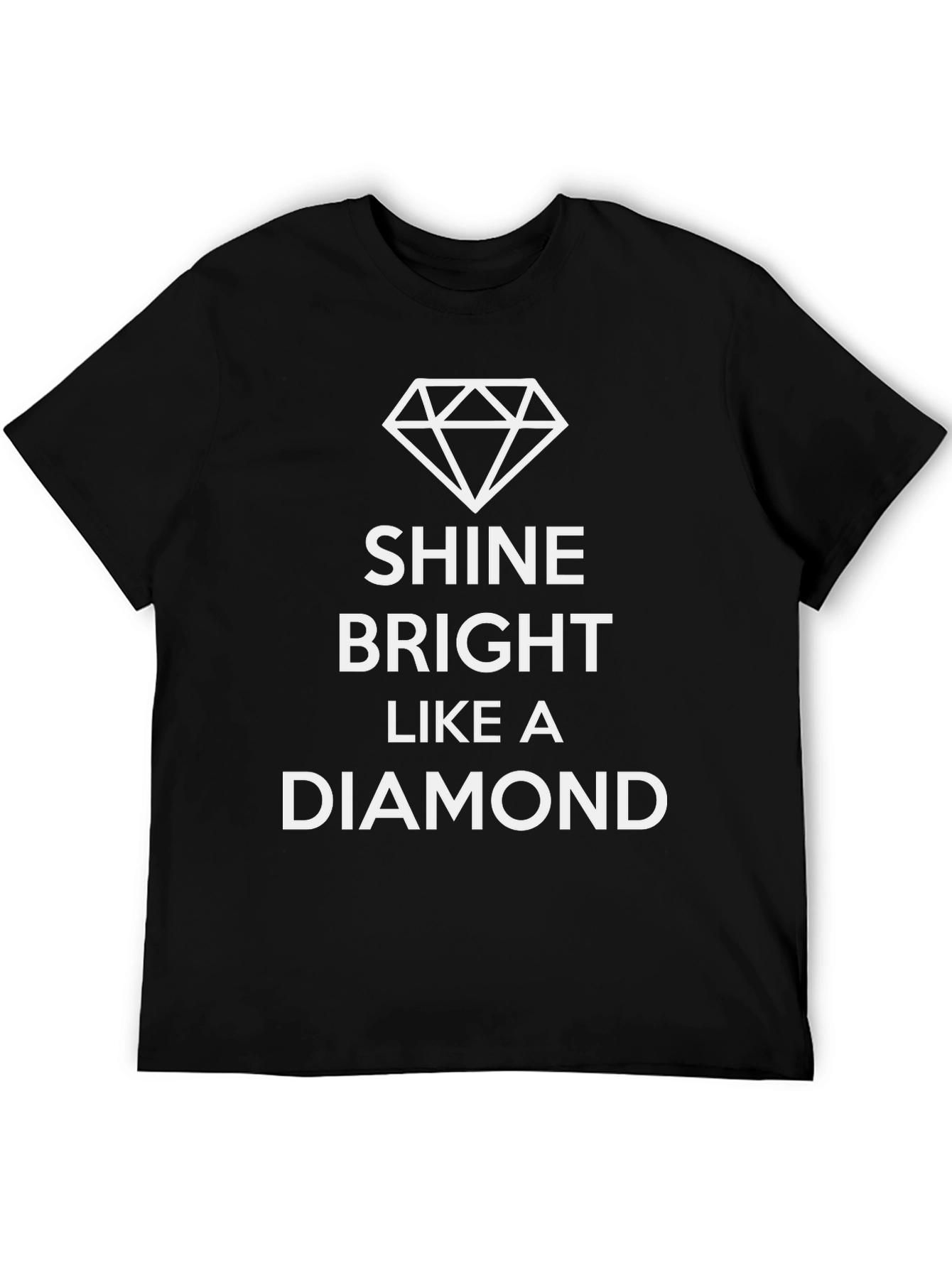 Shine Bright Like a Diamond Black Graphic Tee