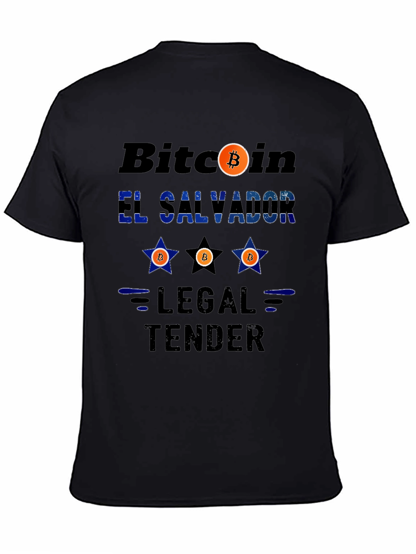 Bitcoin El Salvador Legal Tender Graphic Tee