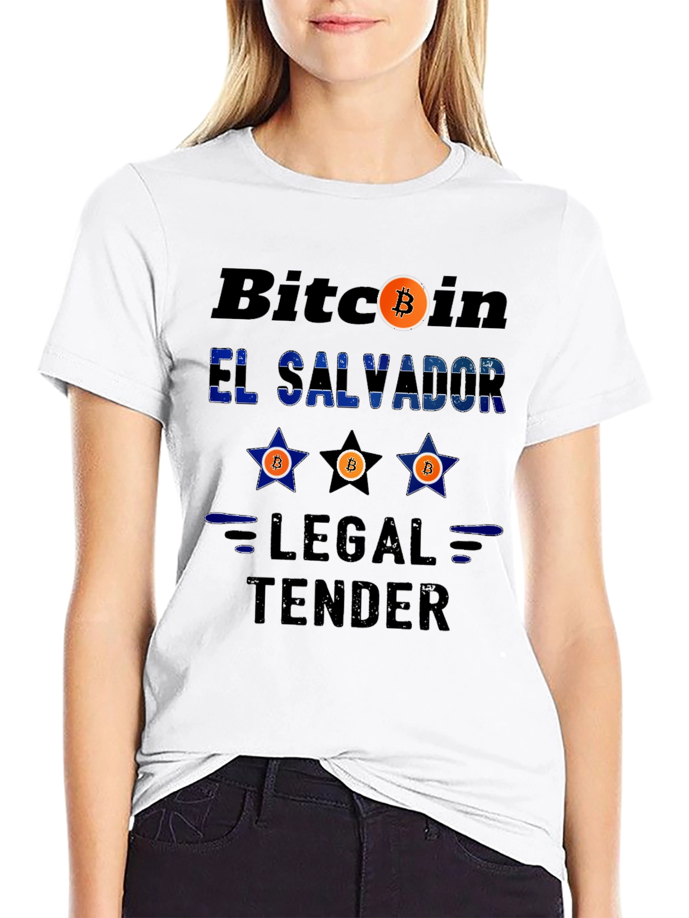 Bitcoin El Salvador Legal Tender Graphic Tee