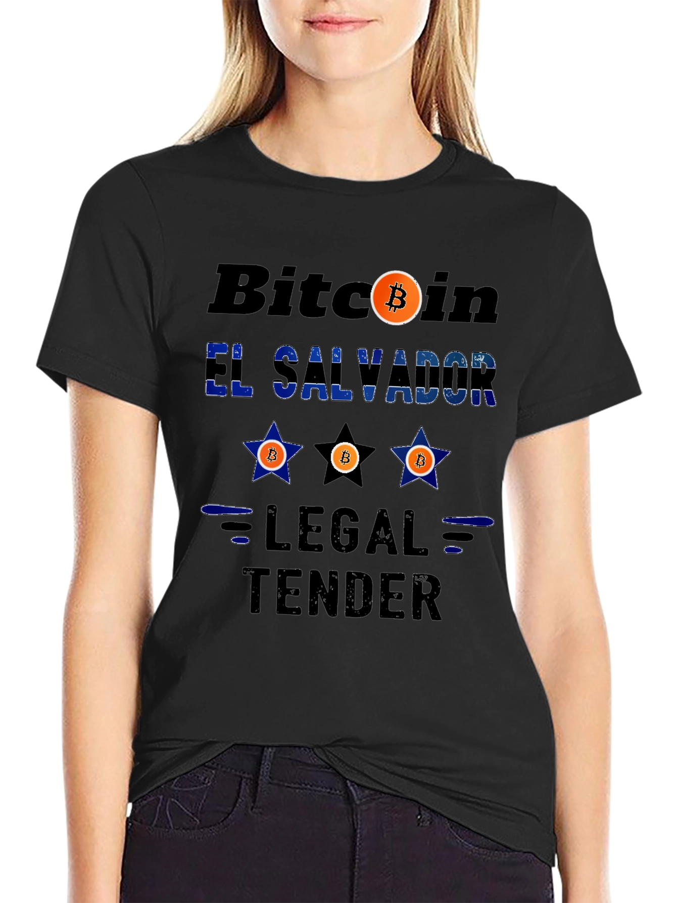Bitcoin El Salvador Legal Tender Graphic Tee