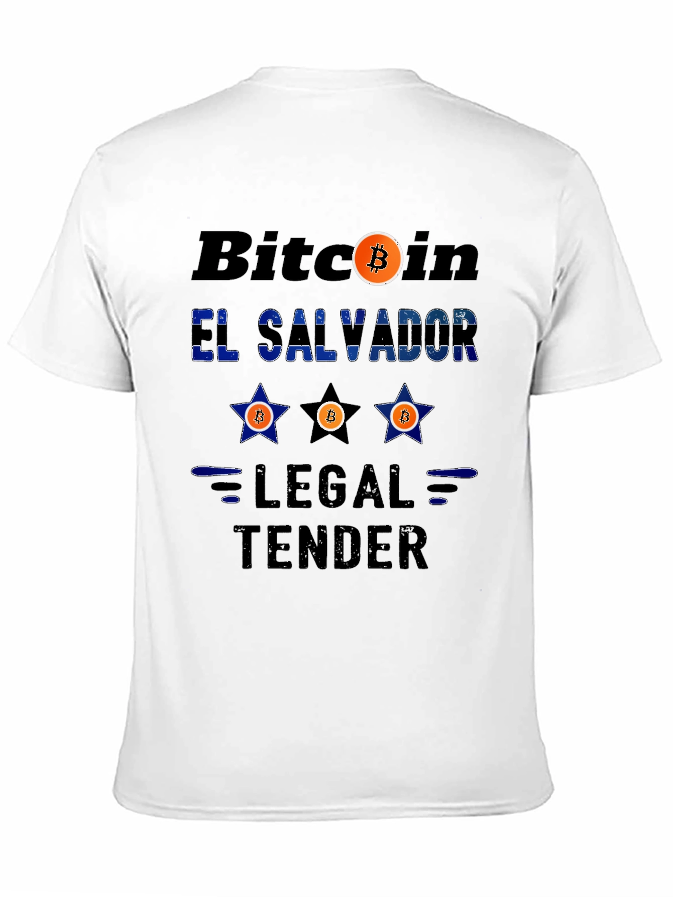 Bitcoin El Salvador Legal Tender Graphic Tee
