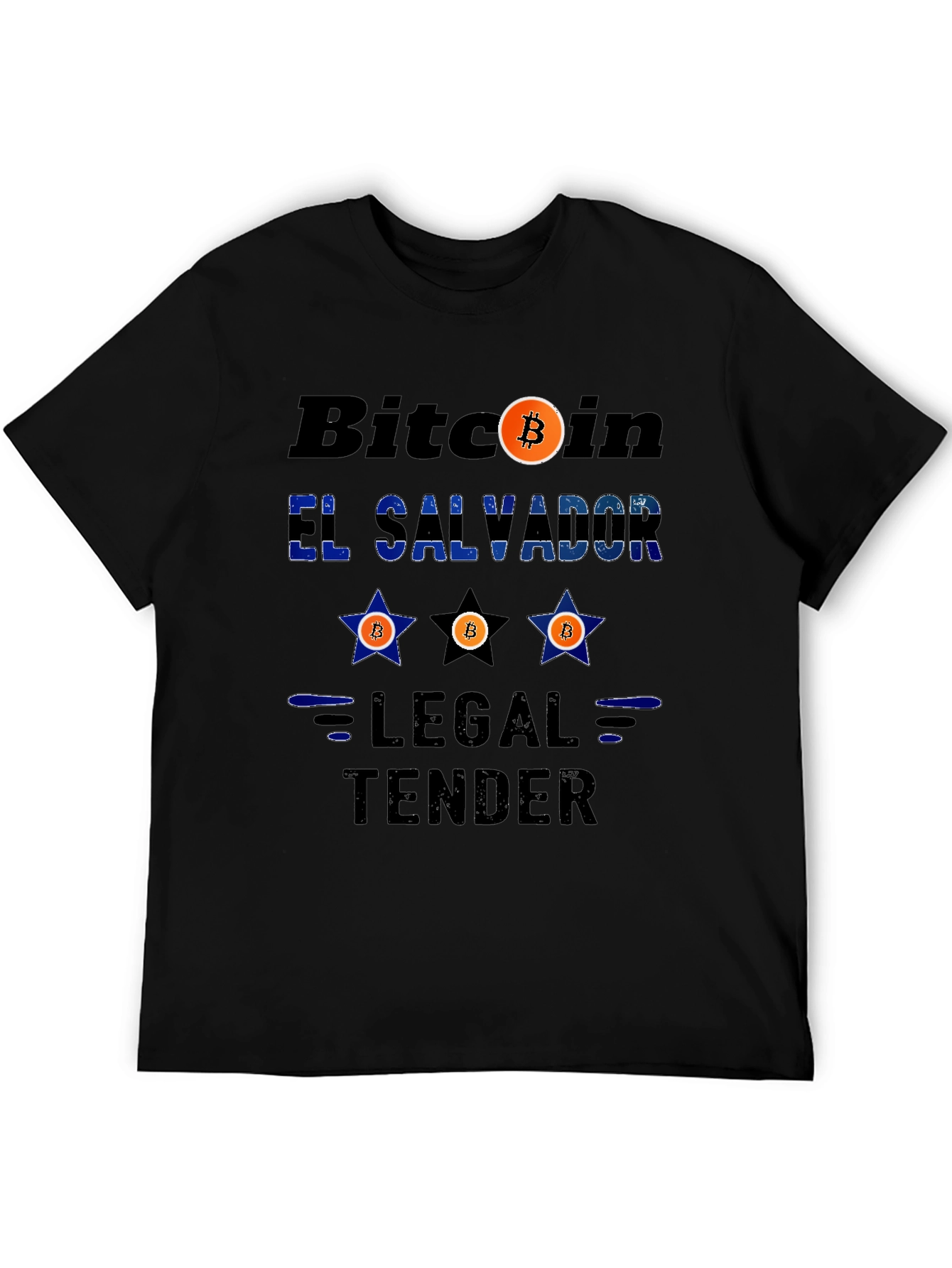 Bitcoin El Salvador Legal Tender Graphic Tee