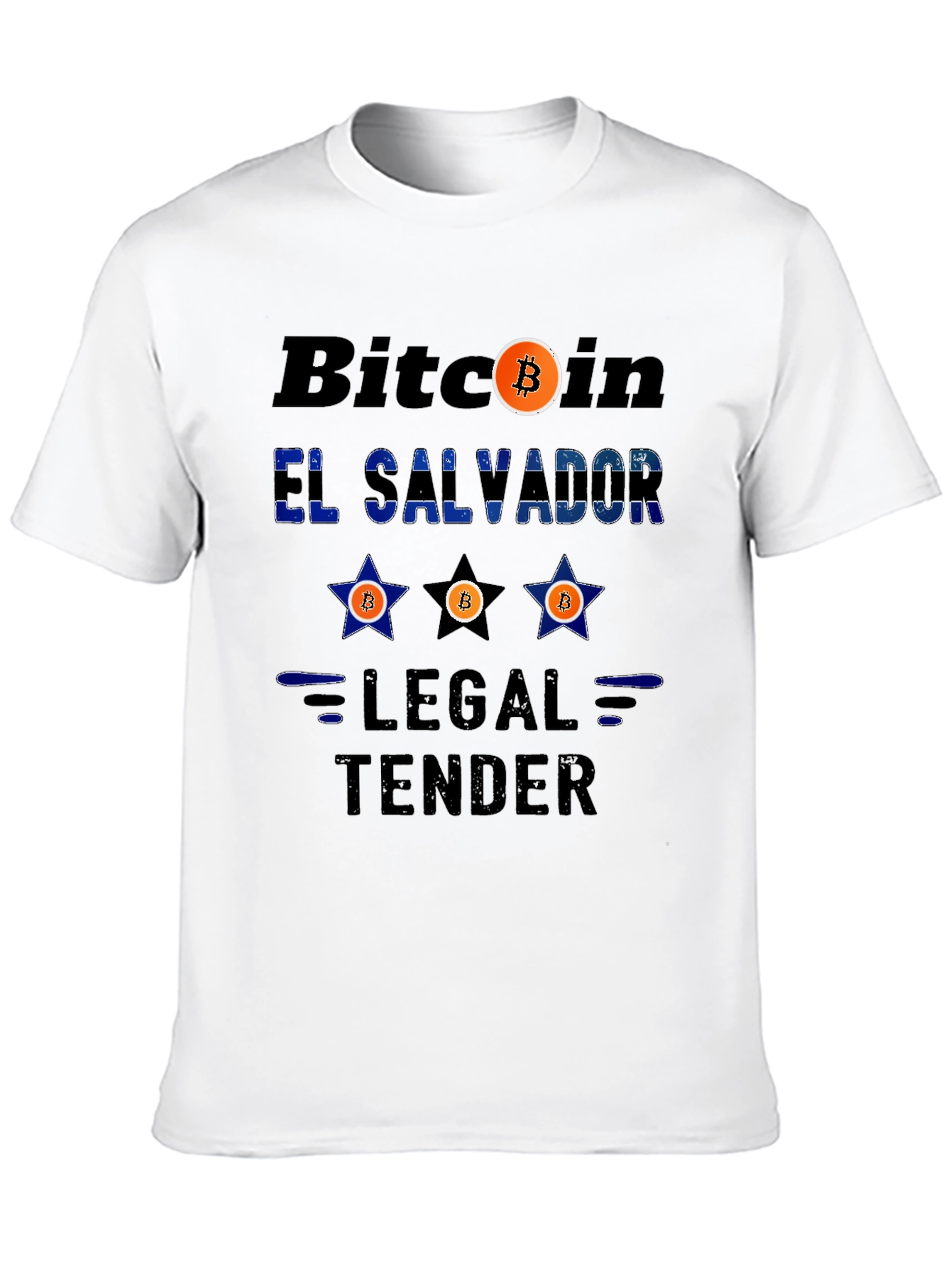 Bitcoin El Salvador Legal Tender Graphic Tee