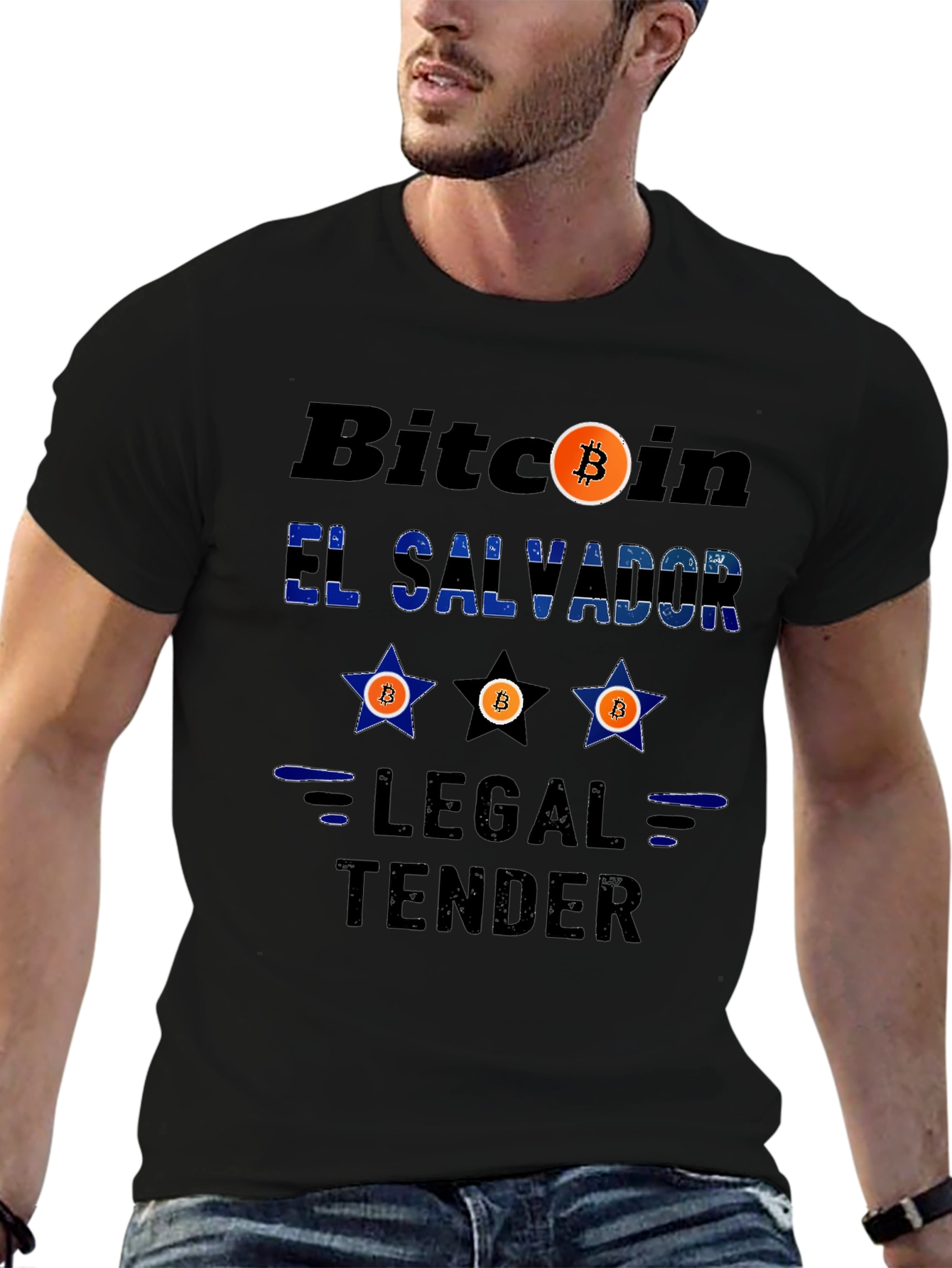 Bitcoin El Salvador Legal Tender Graphic Tee
