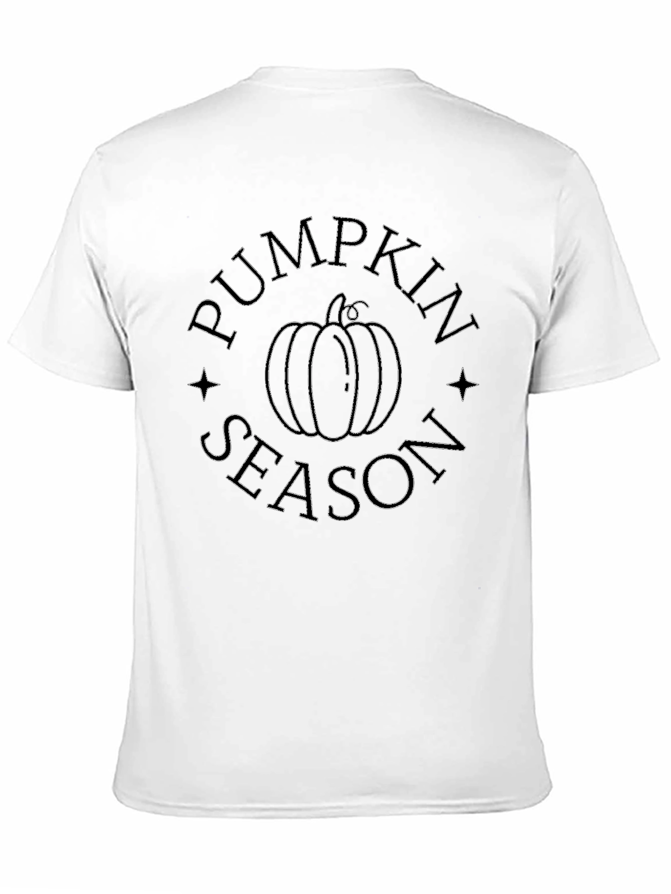 Pumpkin Season Graphic Tee Black