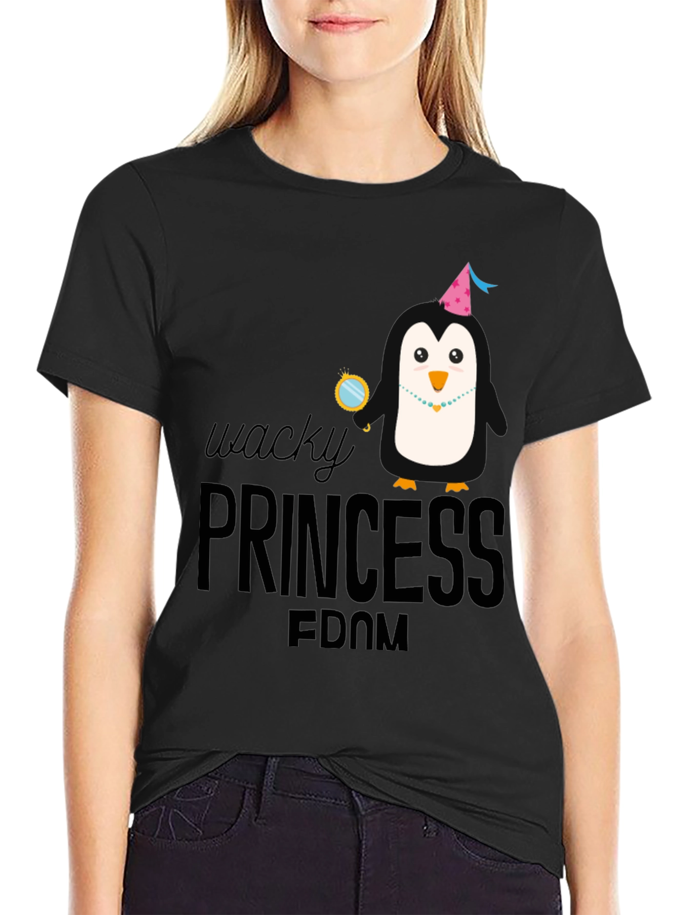 Wacky Princess Penguin T-Shirt