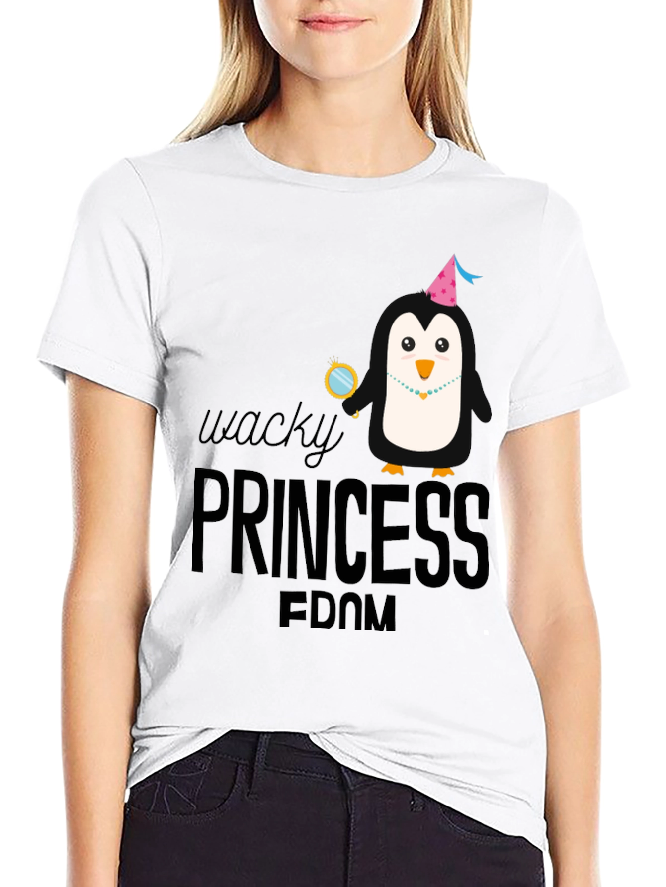 Wacky Princess Penguin T-Shirt