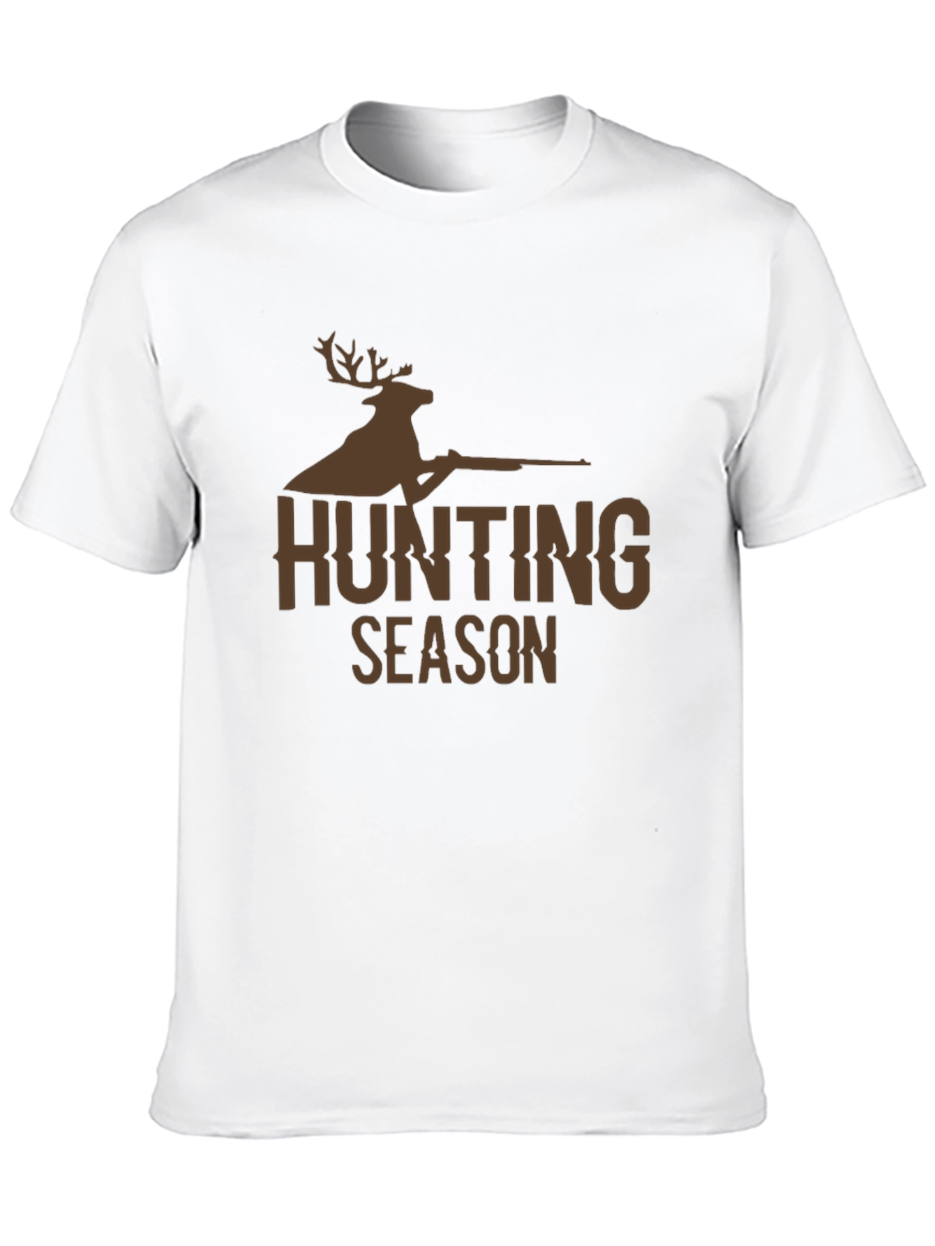 Hunting Season Deer Graphic Black T-Shirt
