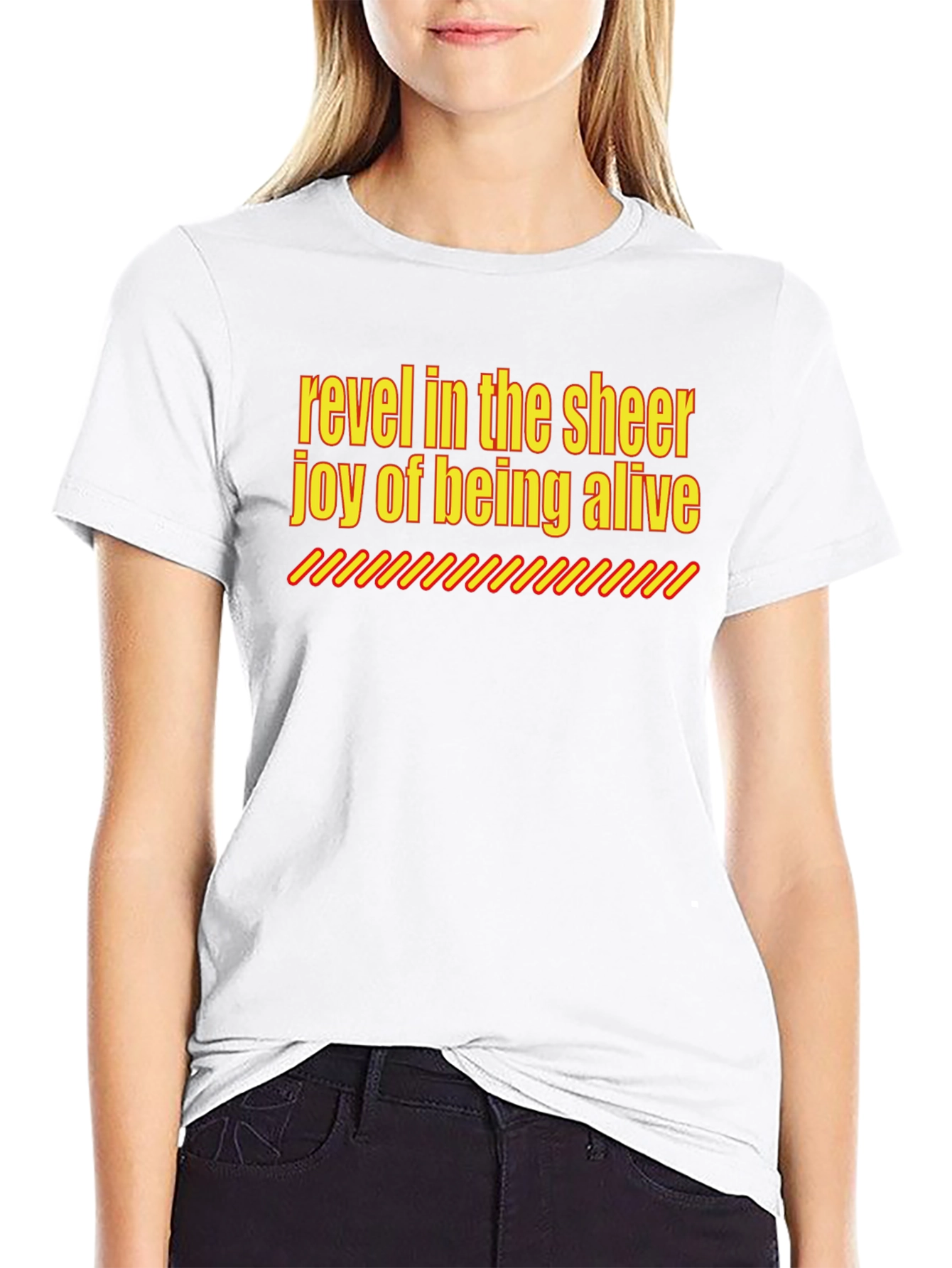 Revel in the Joy Black Graphic Tee